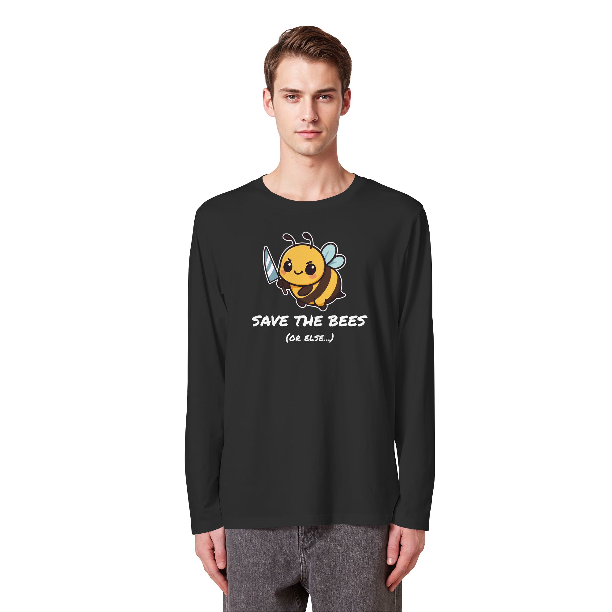 Save The Bees (or else...) - Organic Longsleeve T-Shirt