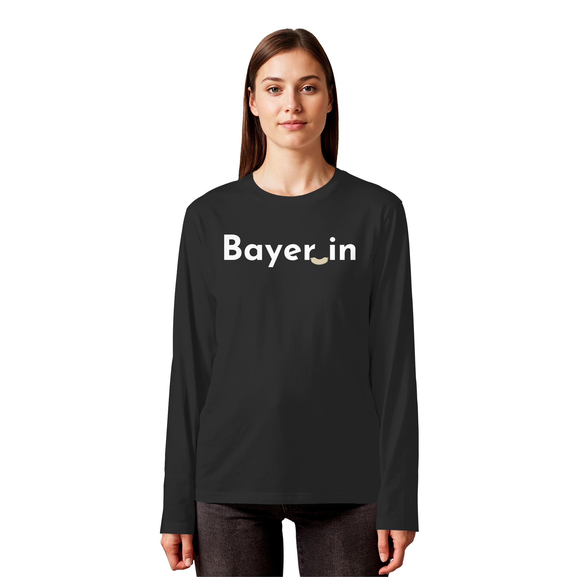 Bayer_in "Weißwurst-Edition" - Organic Longsleeve T-Shirt