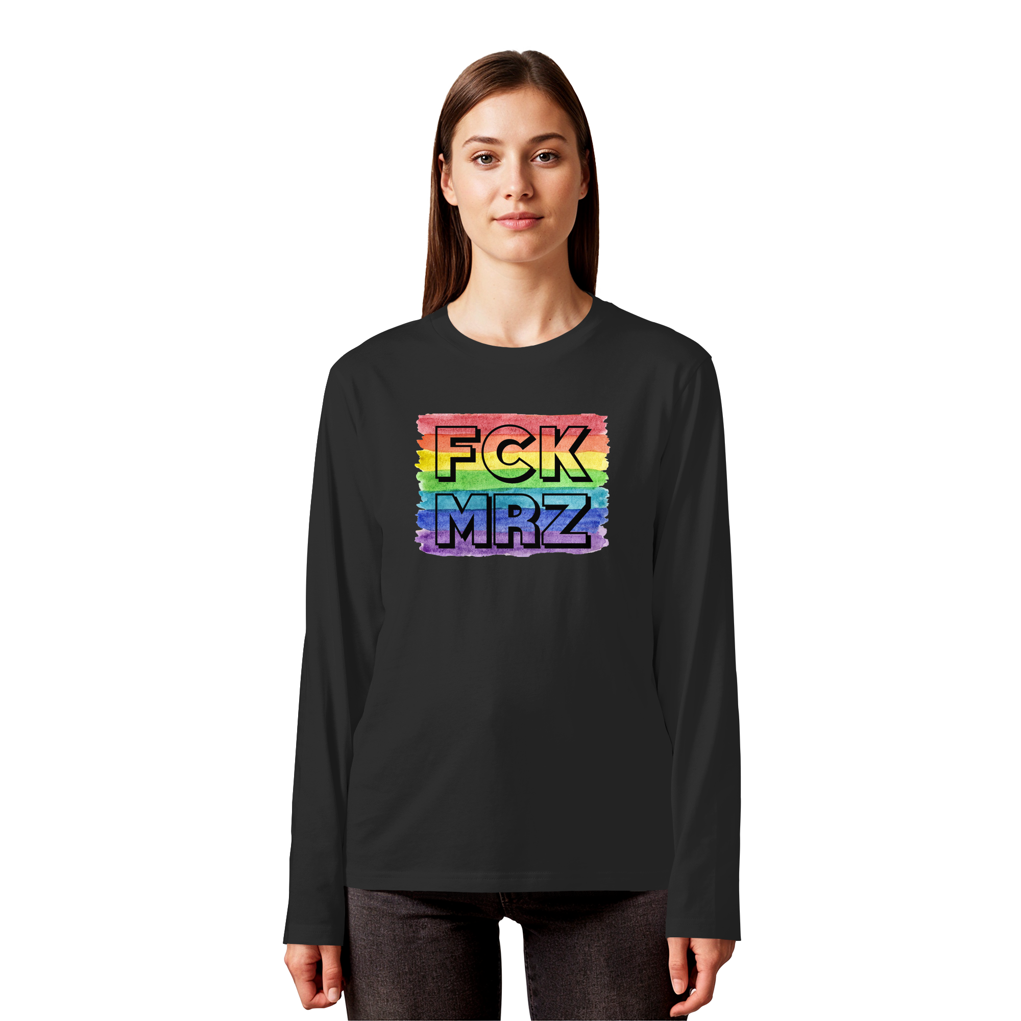 FCK MRZ "Rainbow Resistance Edition" - Organic Longsleeve T-Shirt