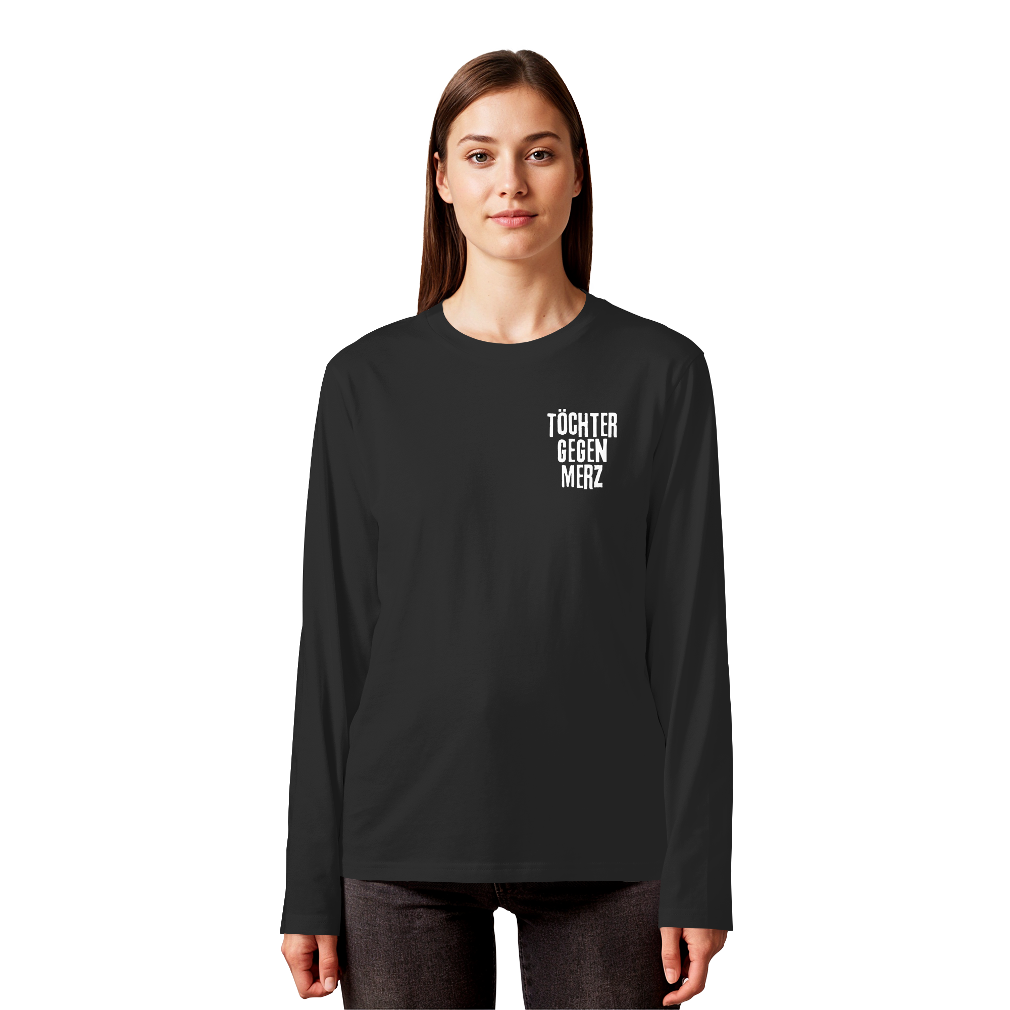 Töchter gegen Merz - Organic Longsleeve T-Shirt