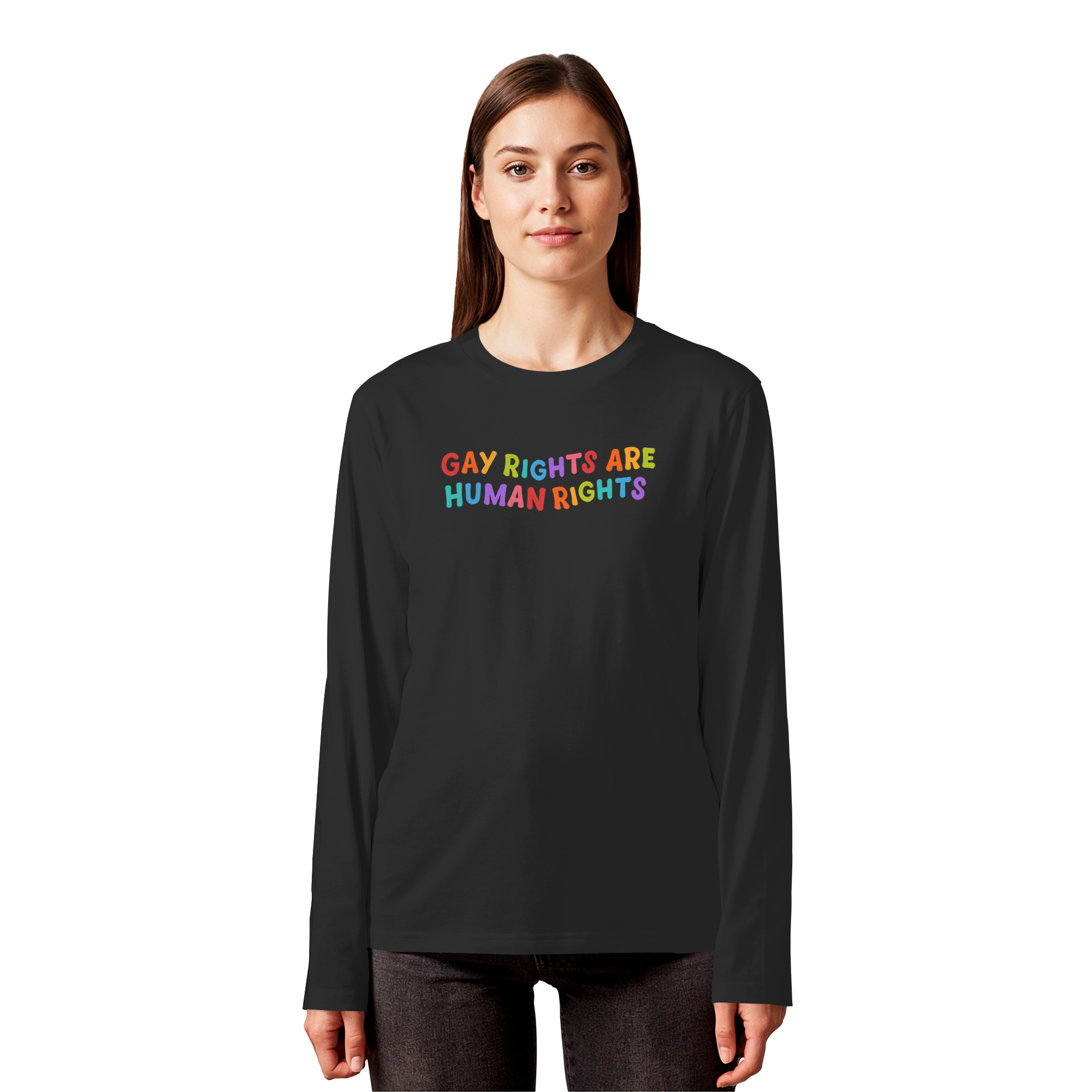 Gay Rights Are Human Rights - Organic Longsleeve T-Shirt