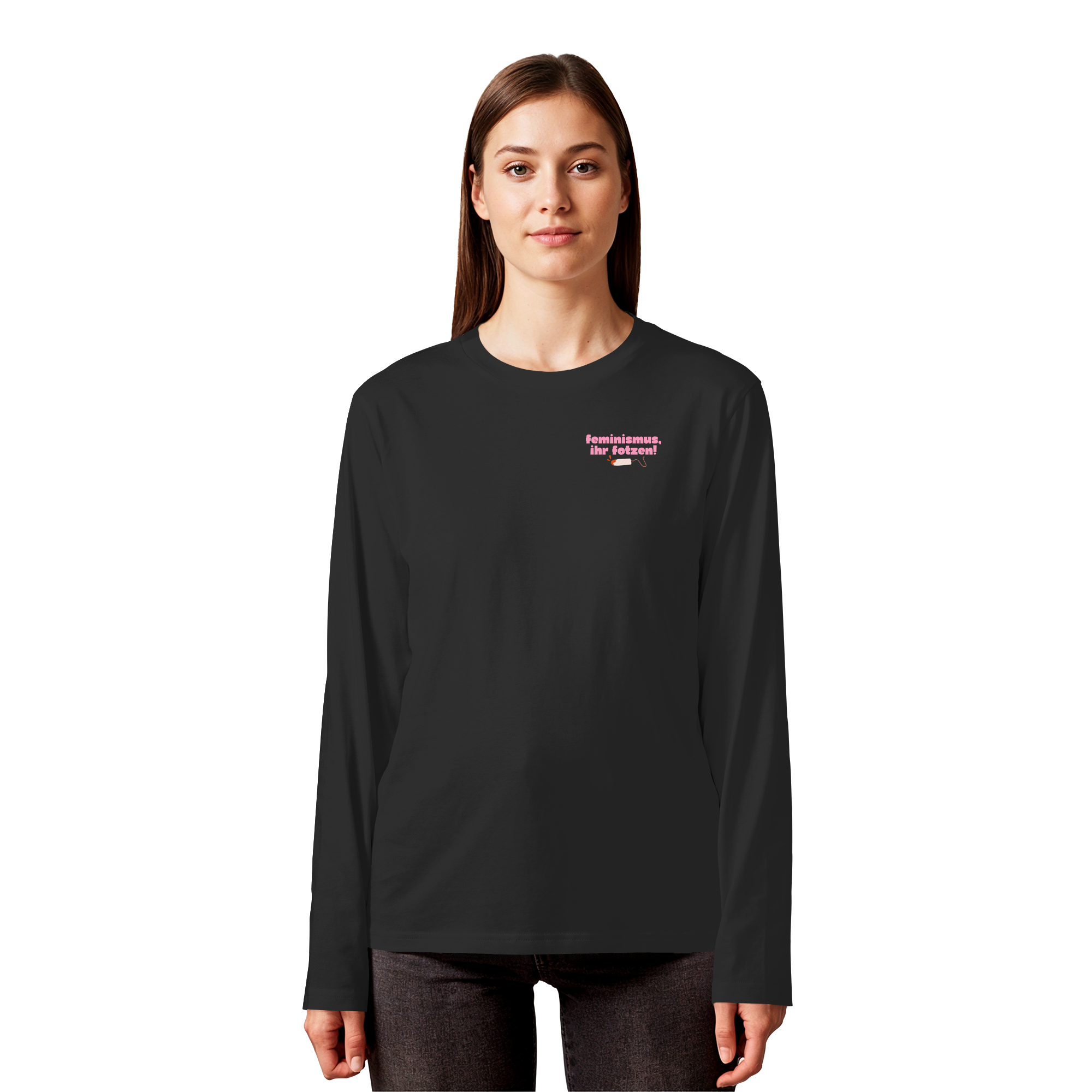 Feminismus Ihr Fotzen - Organic Longsleeve T-Shirt