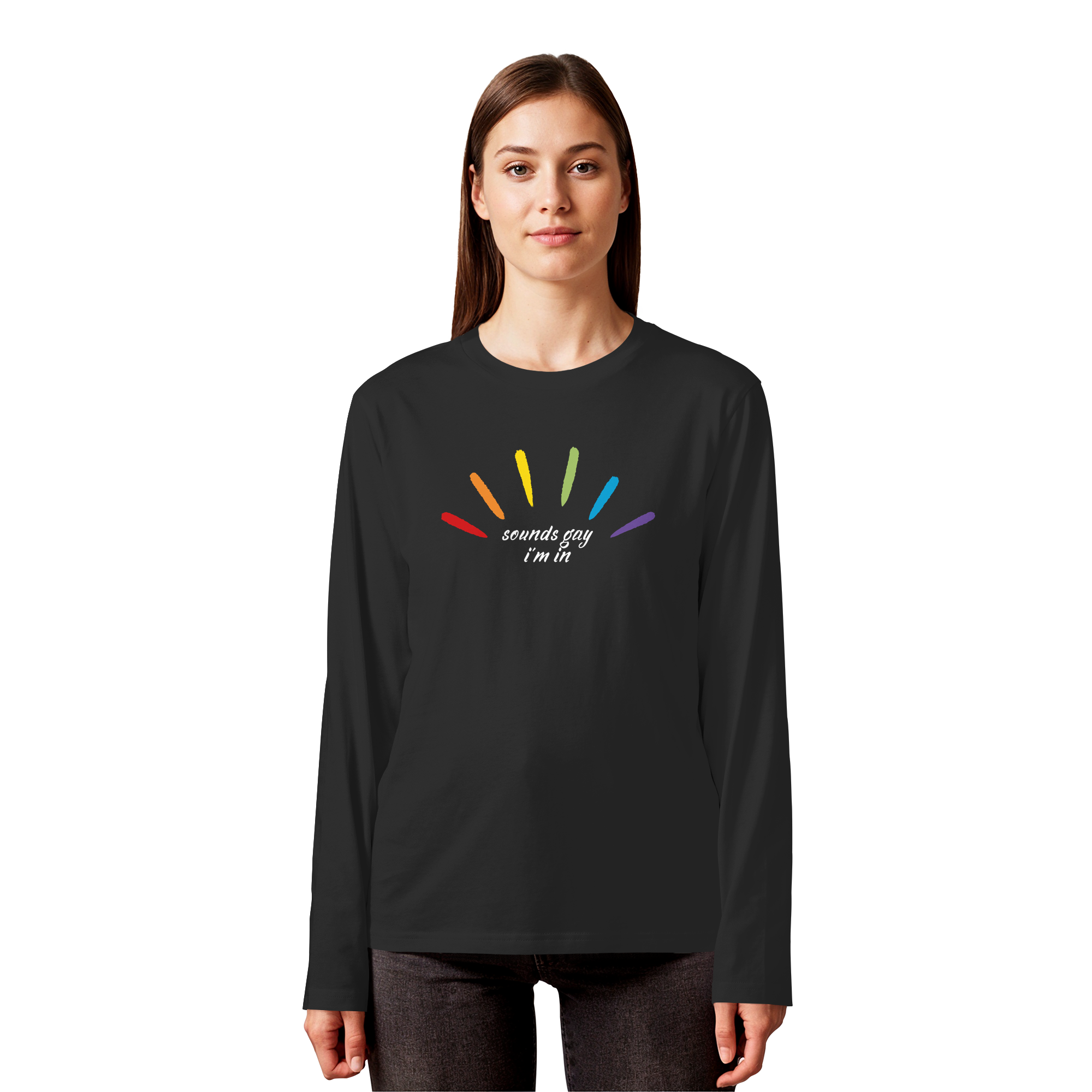 Sounds Gay I'm In - Organic Longsleeve T-Shirt