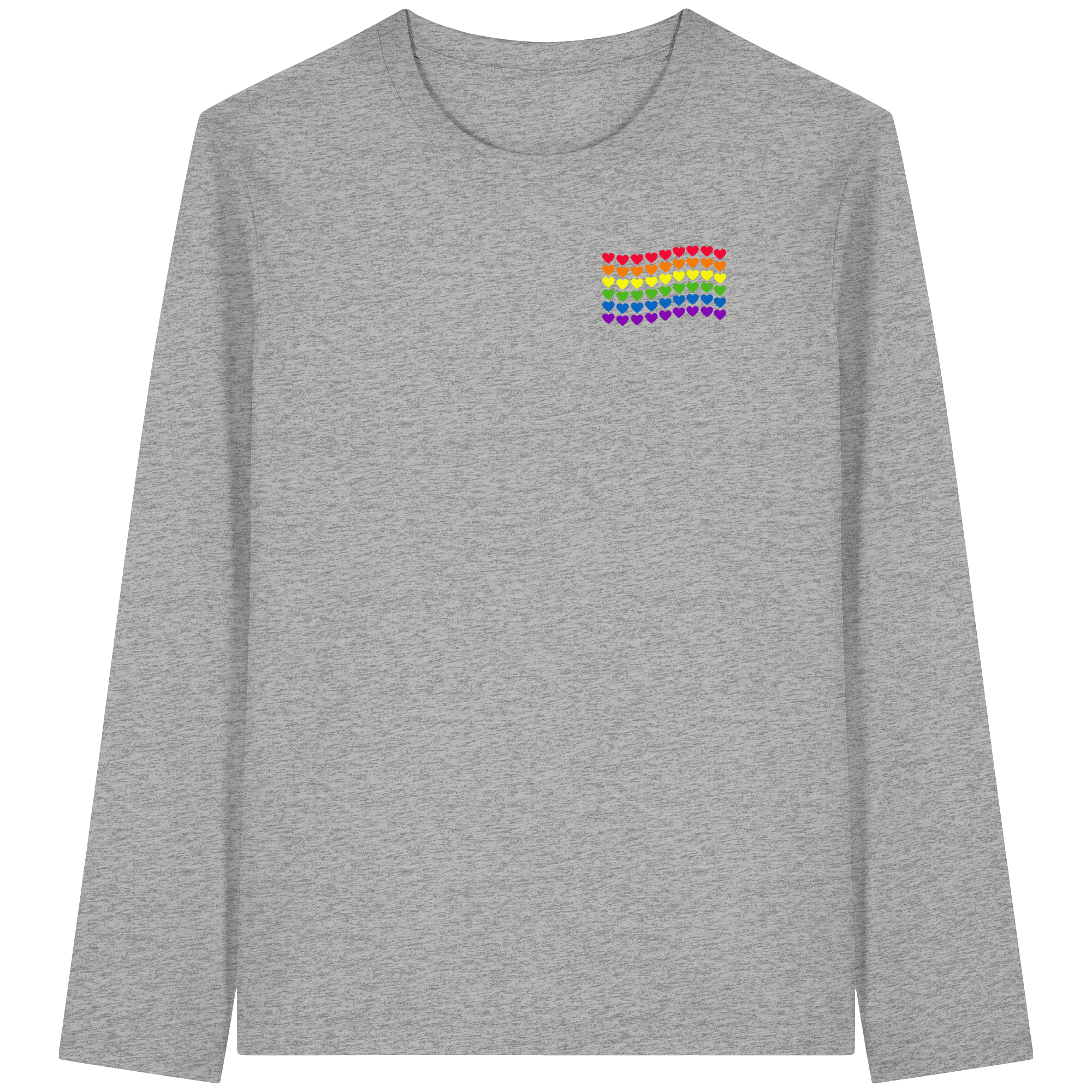 Herzenflagge - Organic Longsleeve T-Shirt