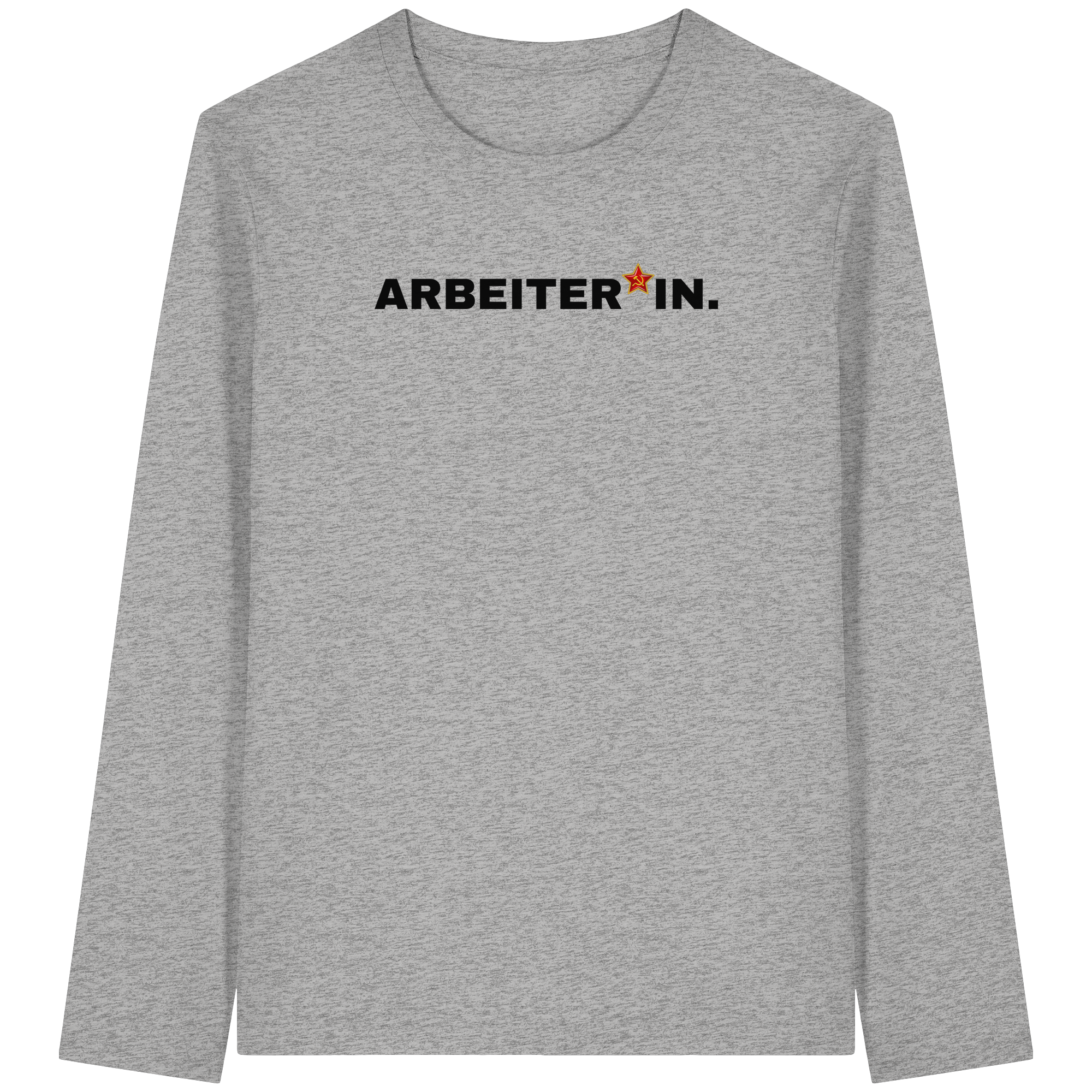 ARBEITER*IN. "Plain Work Edition" - Organic Longsleeve T-Shirt