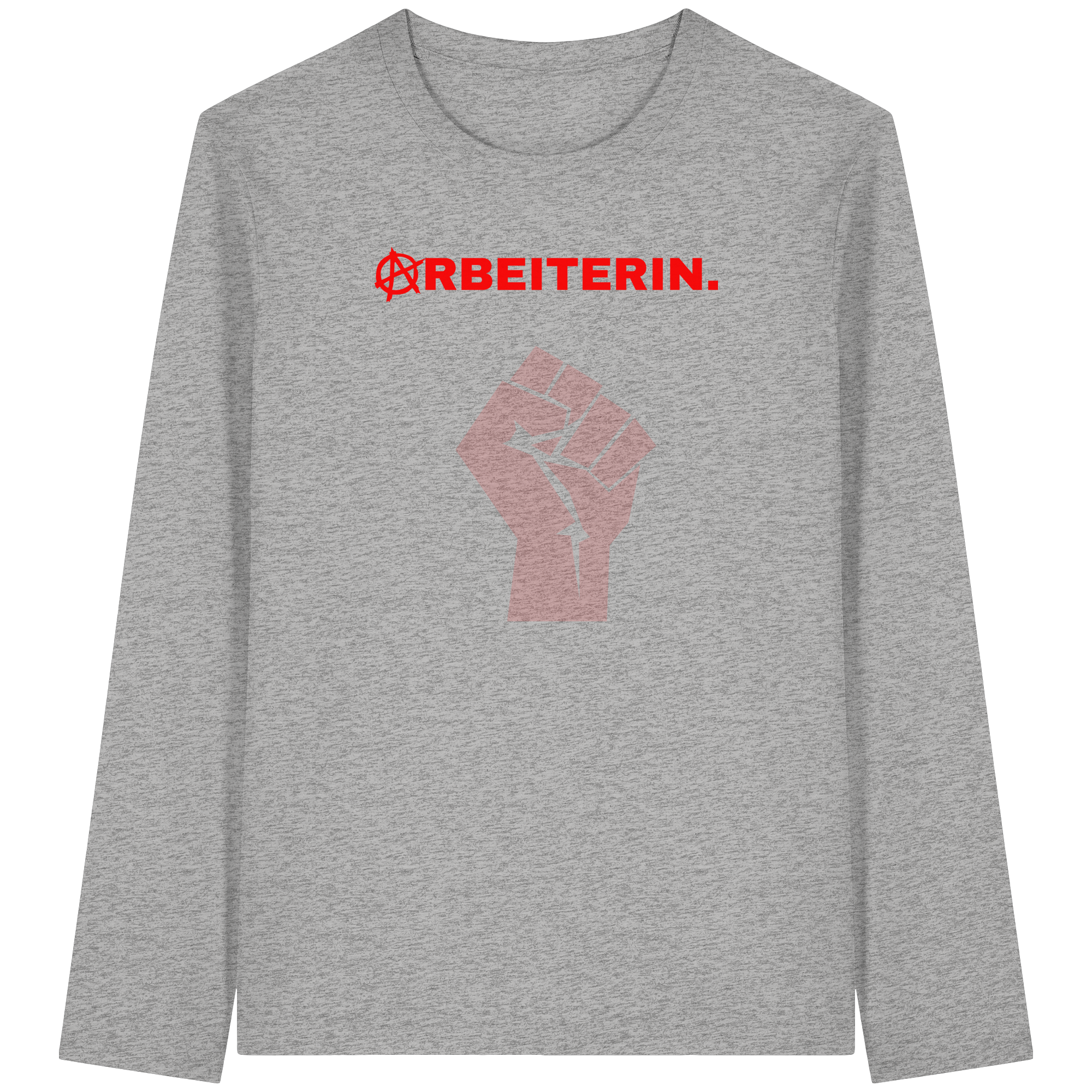 ARBEITERIN. "Solidarisch und Frei Edition" - Organic Longsleeve T-Shirt
