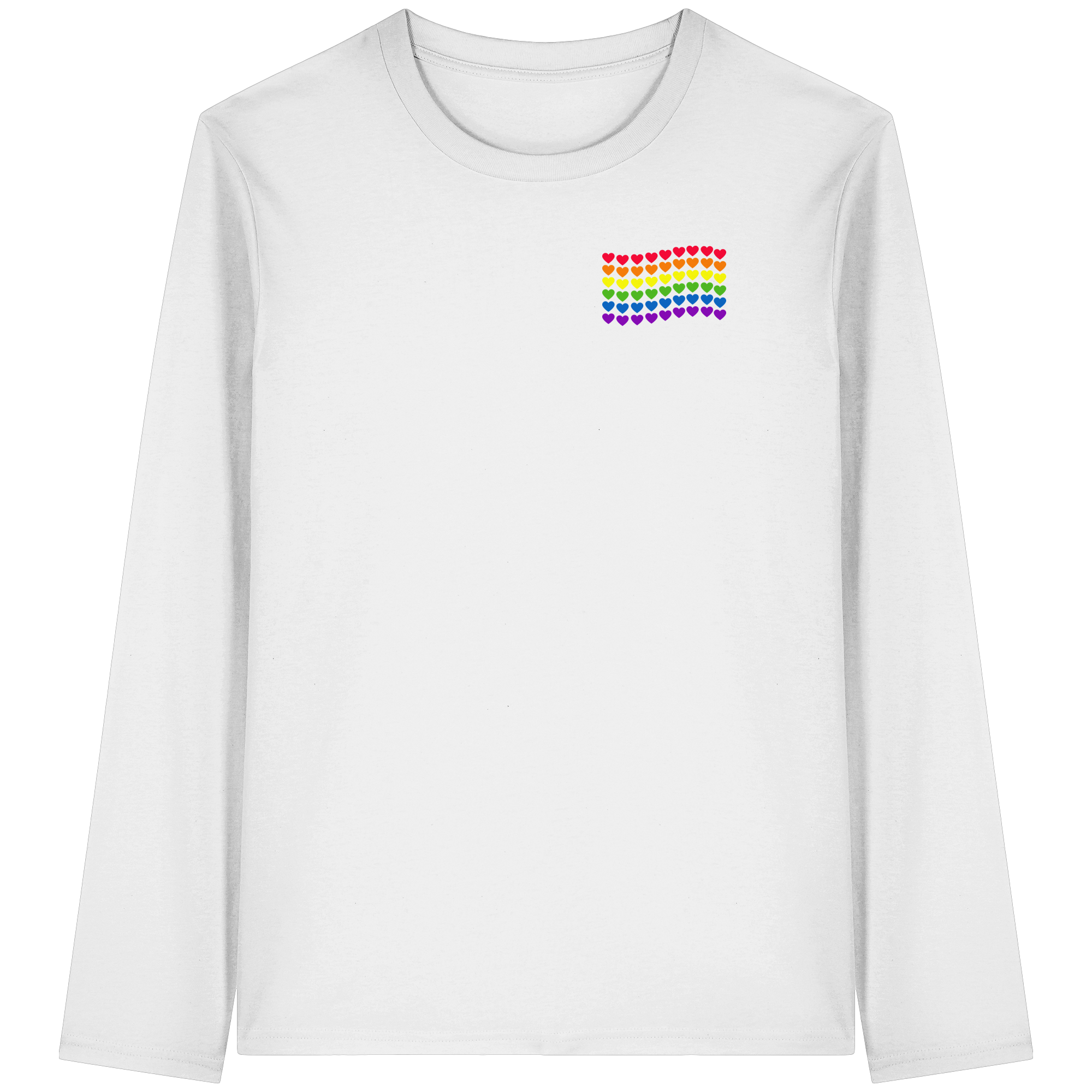 Herzenflagge - Organic Longsleeve T-Shirt
