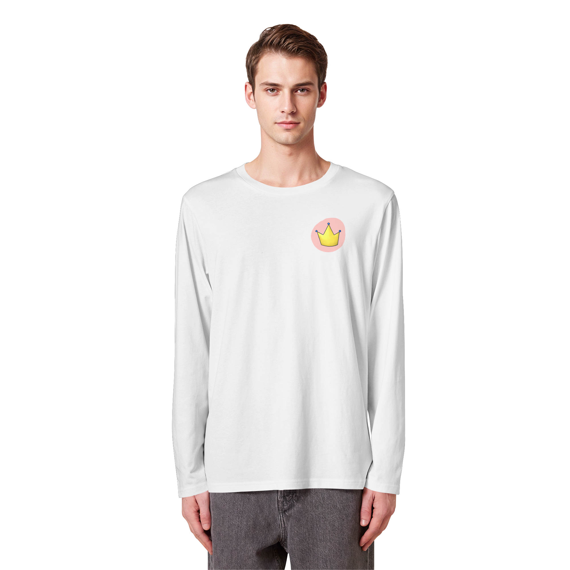 Survivor Queens Logo "Pink Bubble Edition" - Organic Longsleeve T-Shirt