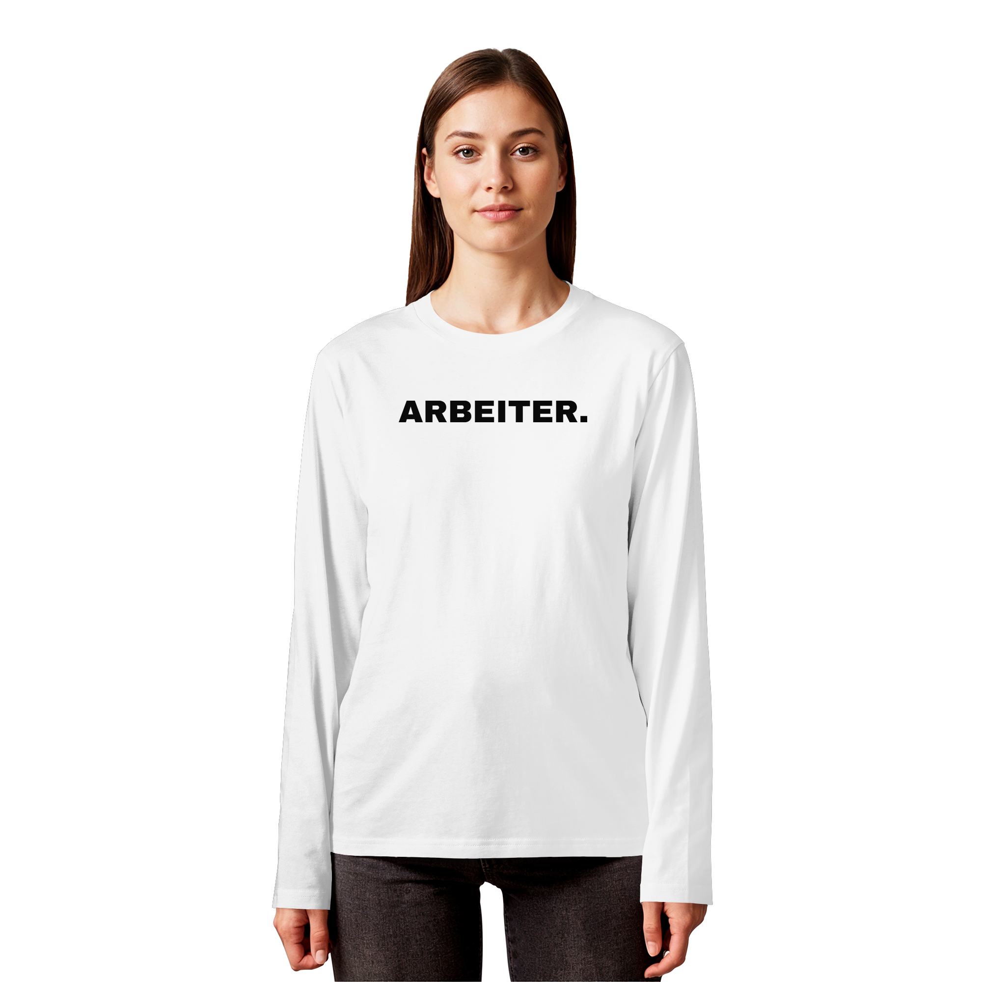 ARBEITER. "Plain Work Edition" - Organic Longsleeve T-Shirt