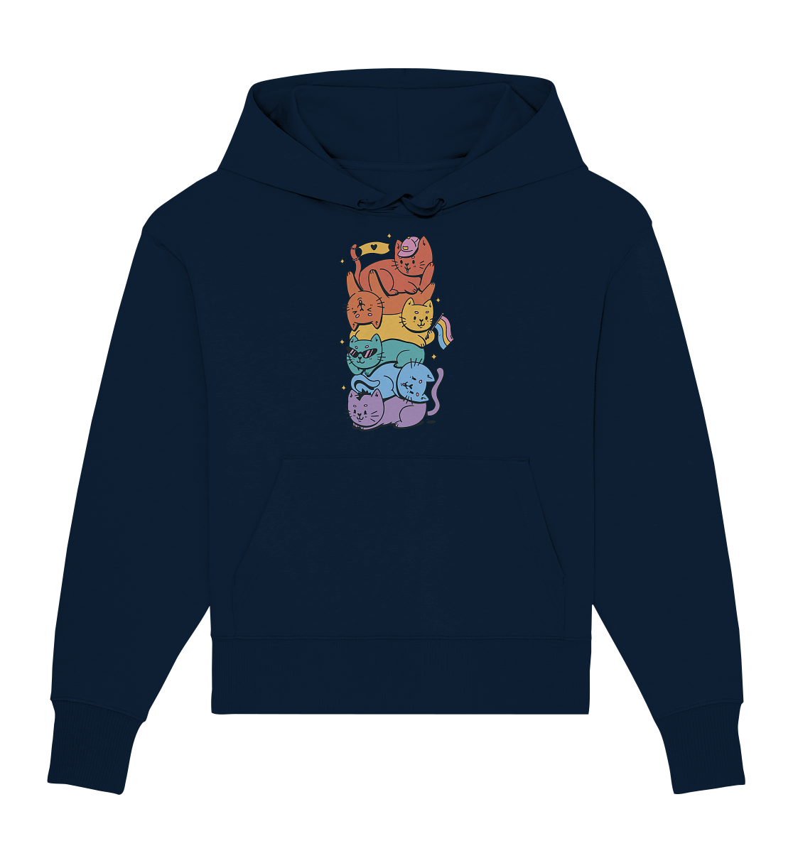 LGBTQ+ Katzen - Organic Oversize Hoodie