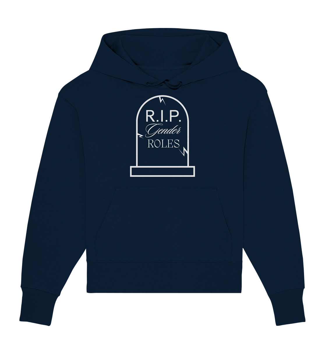 RIP Gender Roles - Organic Oversize Hoodie