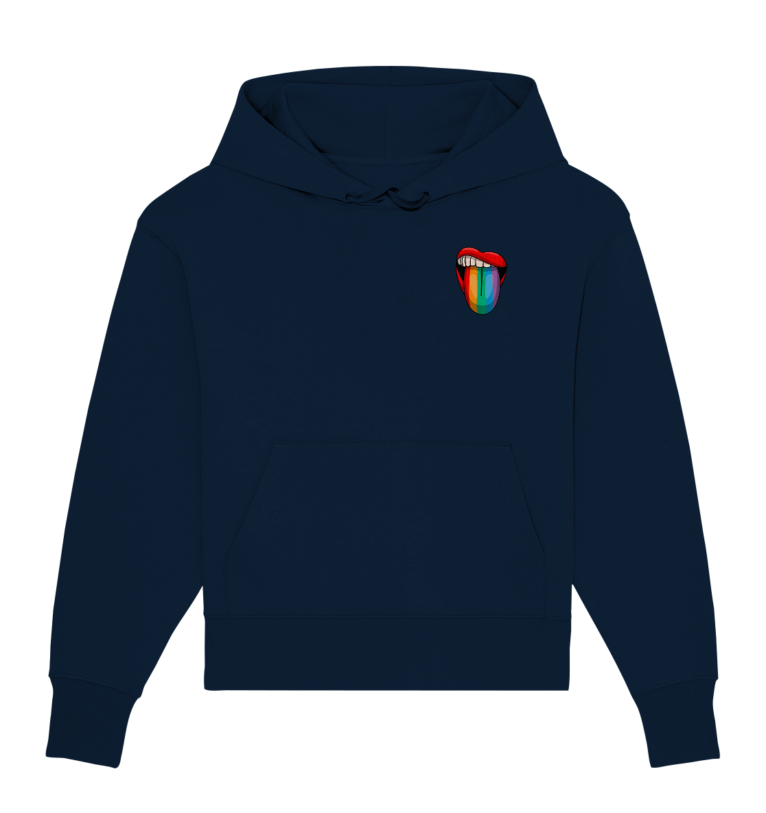 Speak Up or Shut Up Backprint - Organic Oversize Hoodie