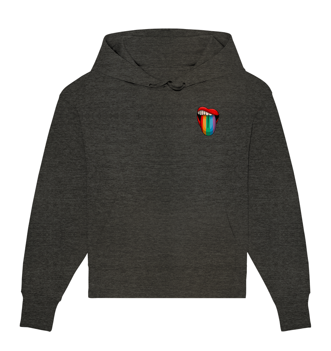 Speak Up or Shut Up Backprint - Organic Oversize Hoodie