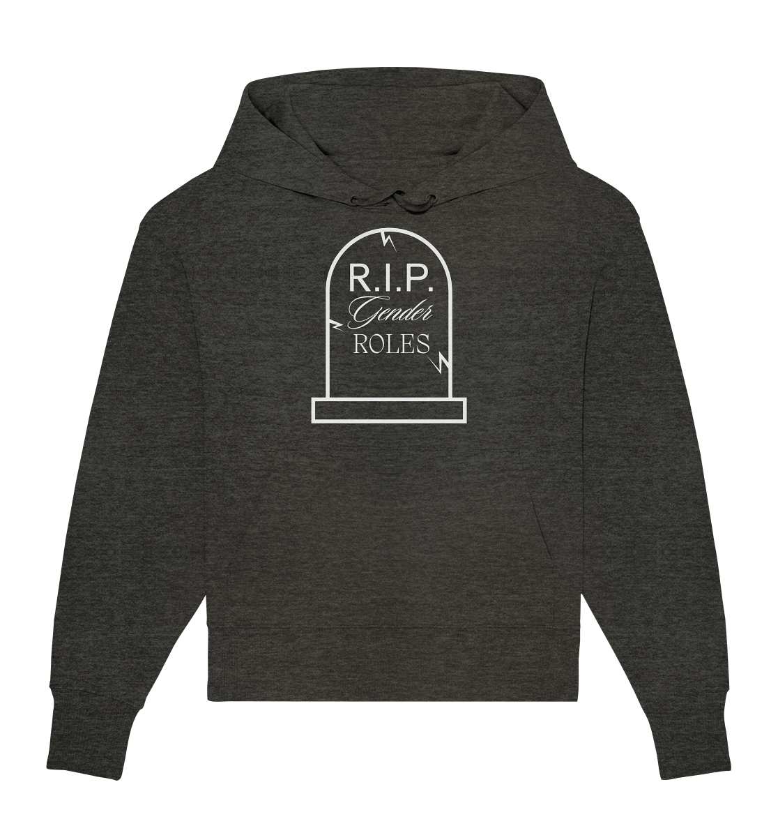 RIP Gender Roles - Organic Oversize Hoodie