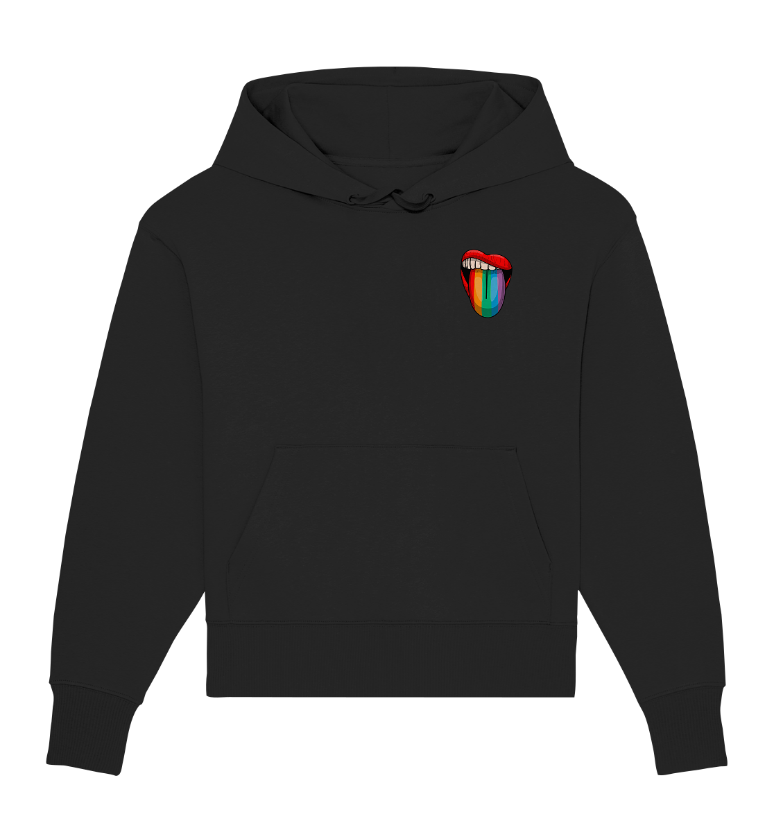 Speak Up or Shut Up Backprint - Organic Oversize Hoodie