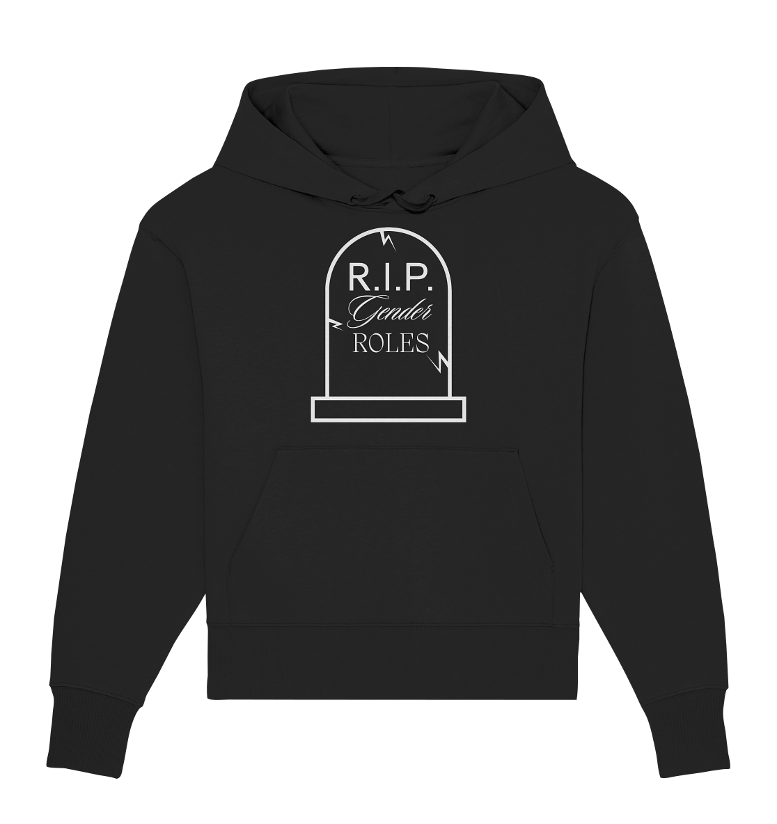 RIP Gender Roles - Organic Oversize Hoodie