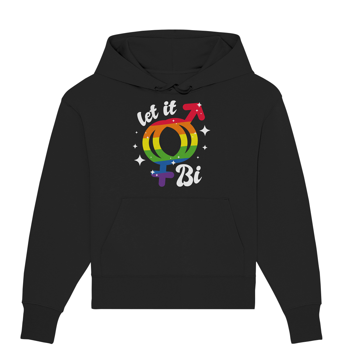 Let it Bi - Organic Oversize Hoodie
