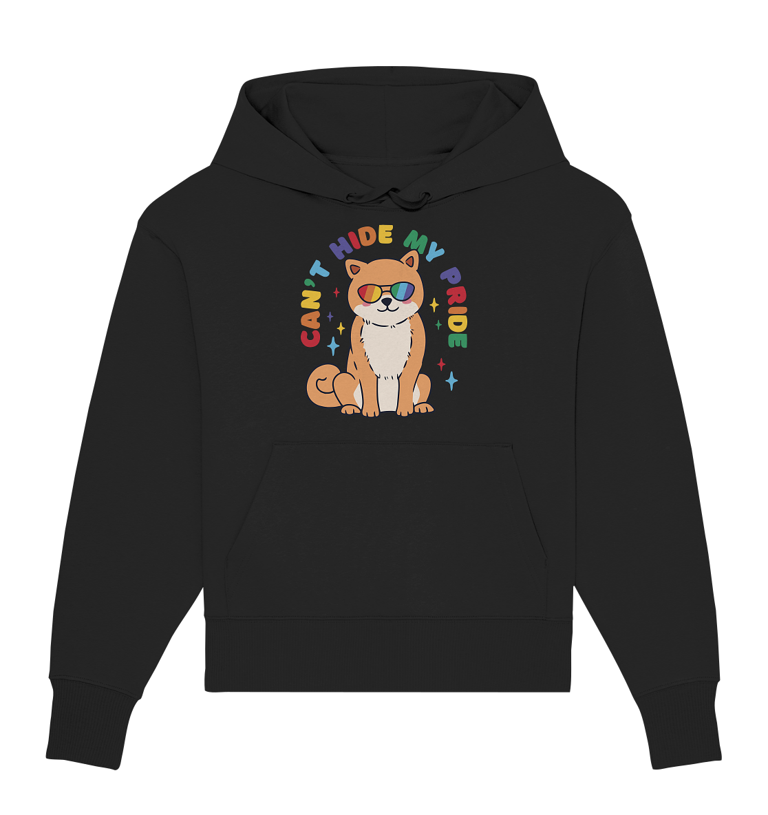 Can't Hide my Pride Doggo - Organic Oversize Hoodie