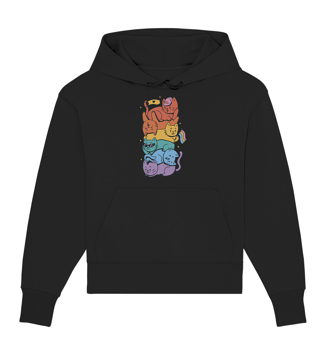 LGBTQ+ Katzen - Organic Oversize Hoodie