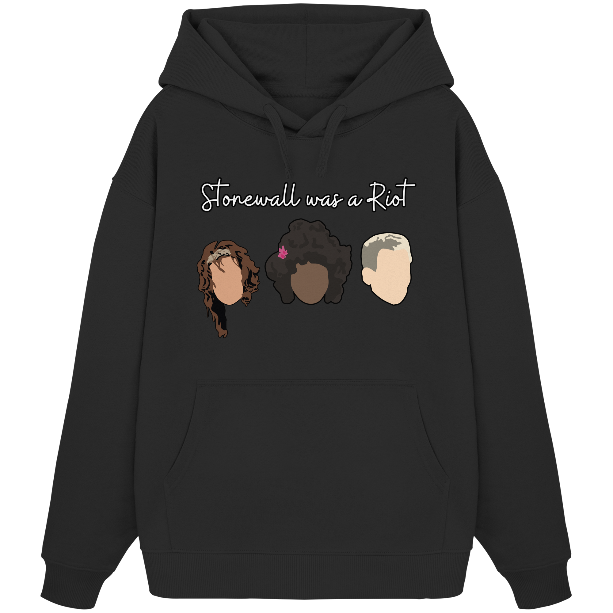 Stonewall was a Riot "Icons Edition" (dunkel) - Organic Oversize Hoodie