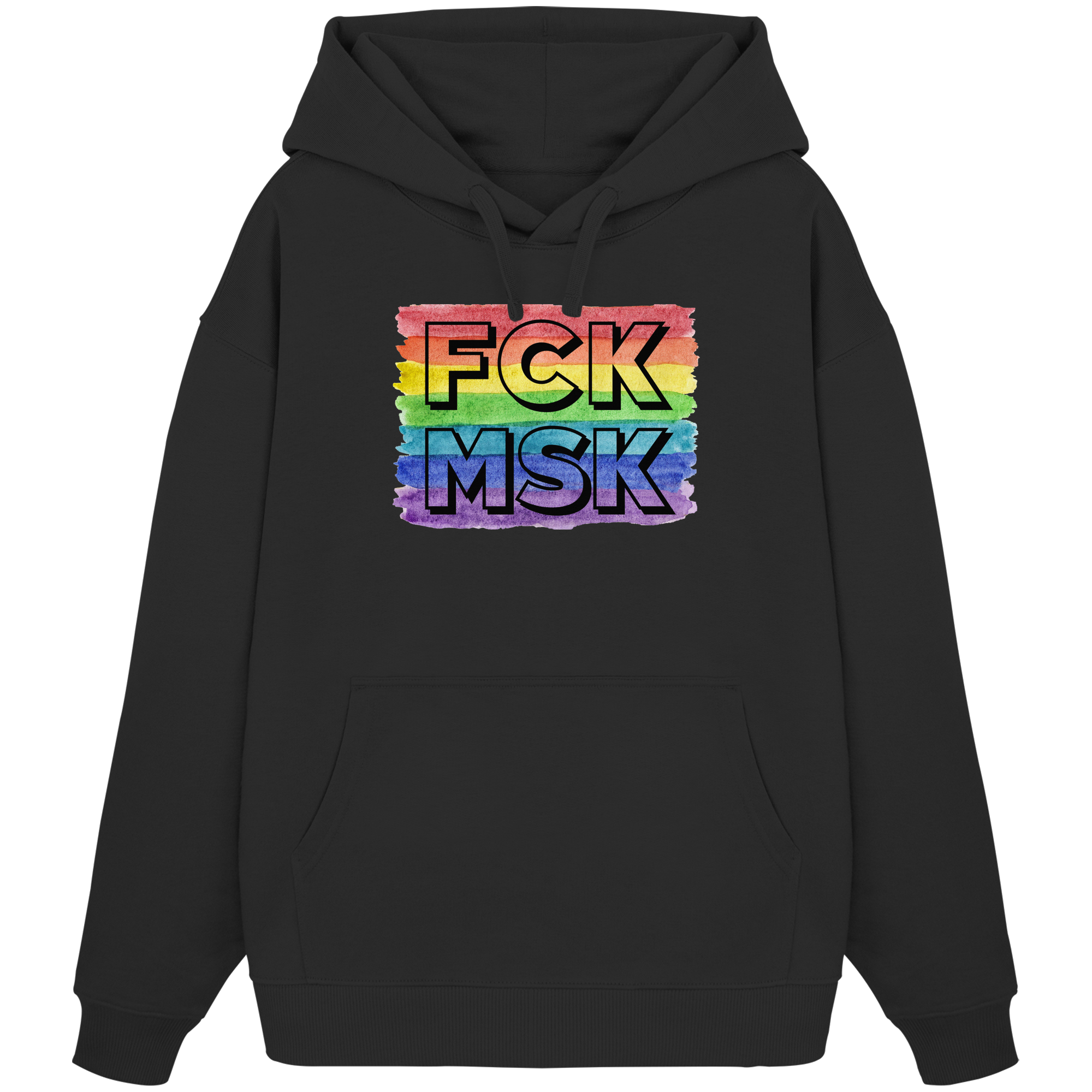 FCK MSK "Rainbow Resistance Edition" - Organic Oversize Hoodie