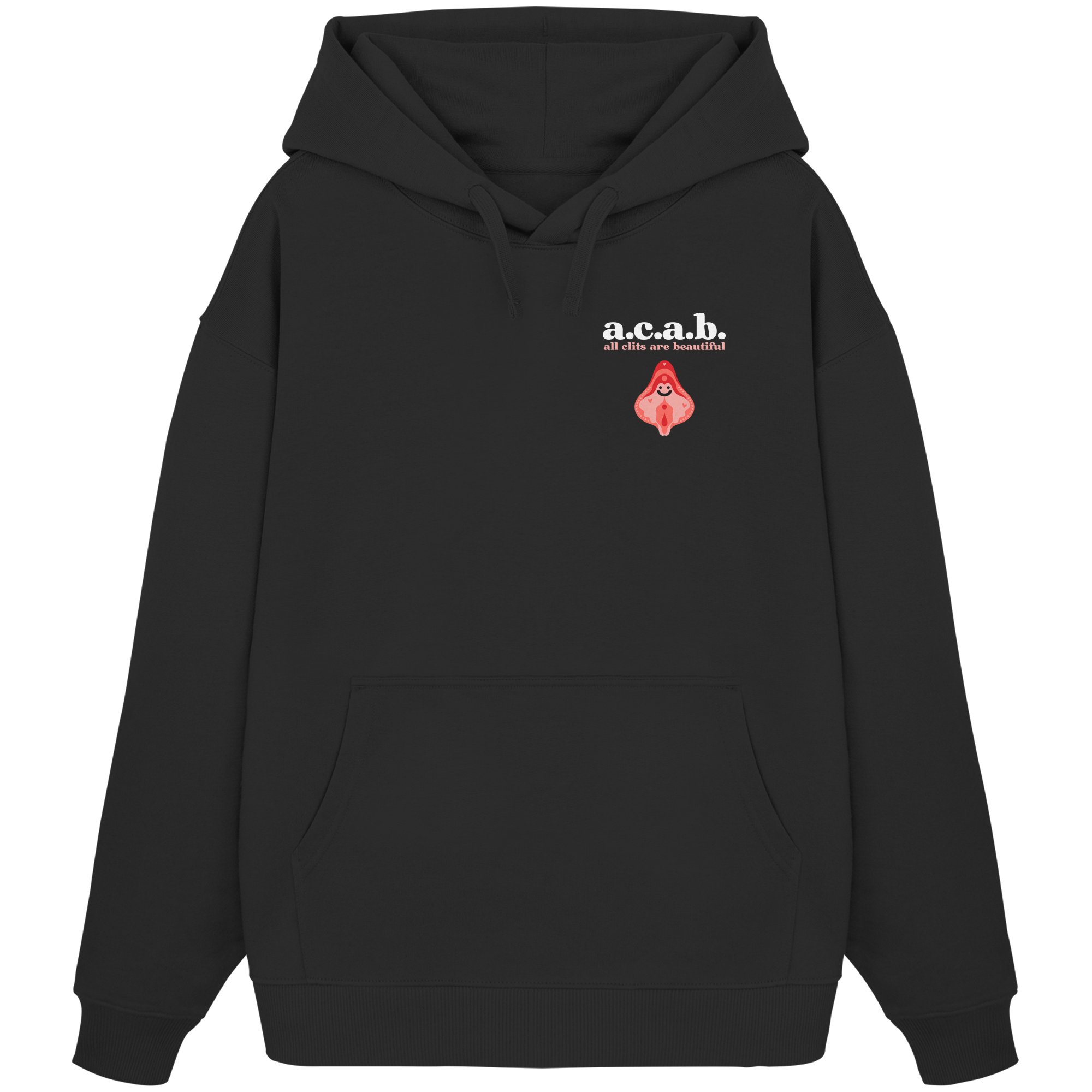 A.C.A.B. All Clits are Beautiful - Organic Oversize Hoodie