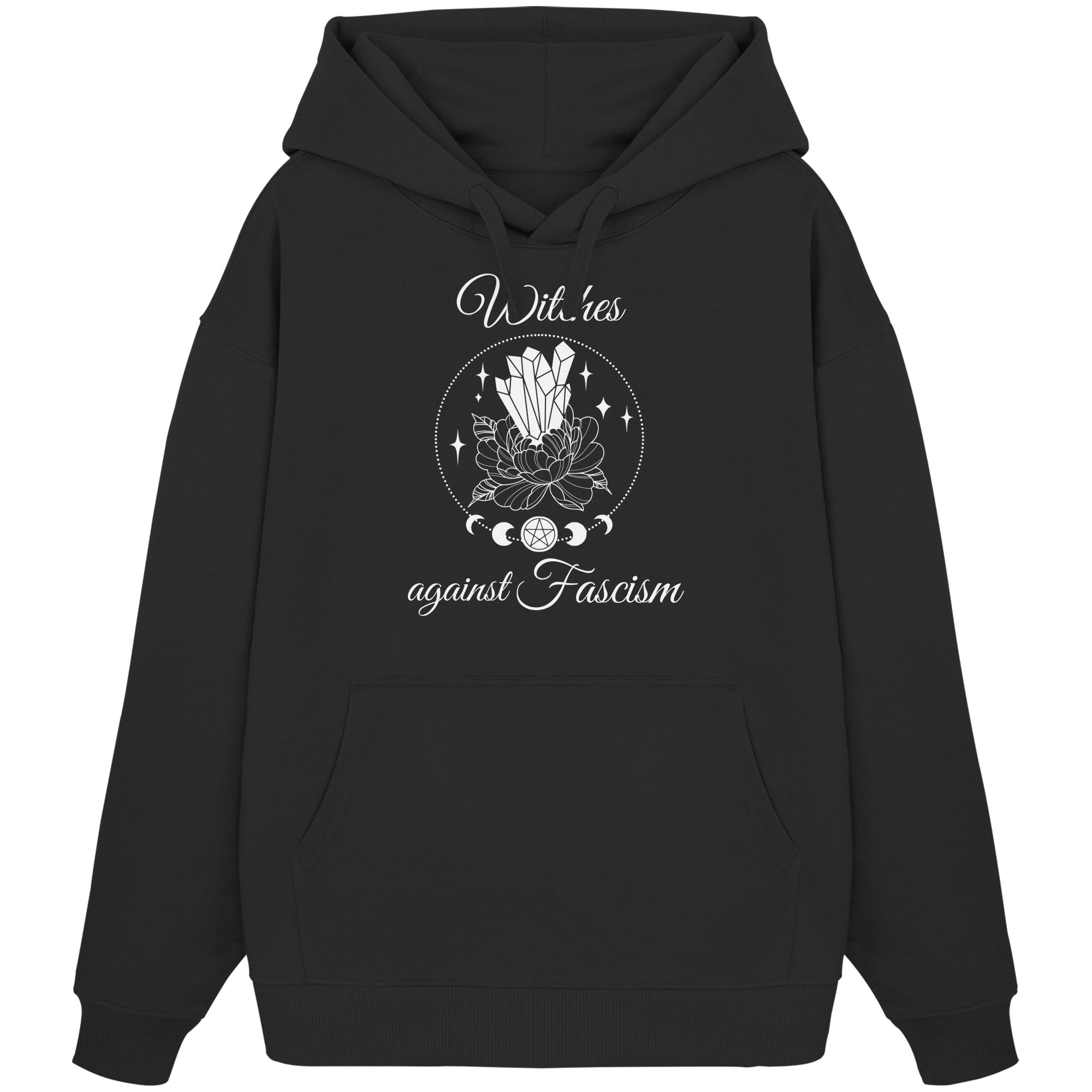 Witches against Fascism - Organic Oversize Hoodie