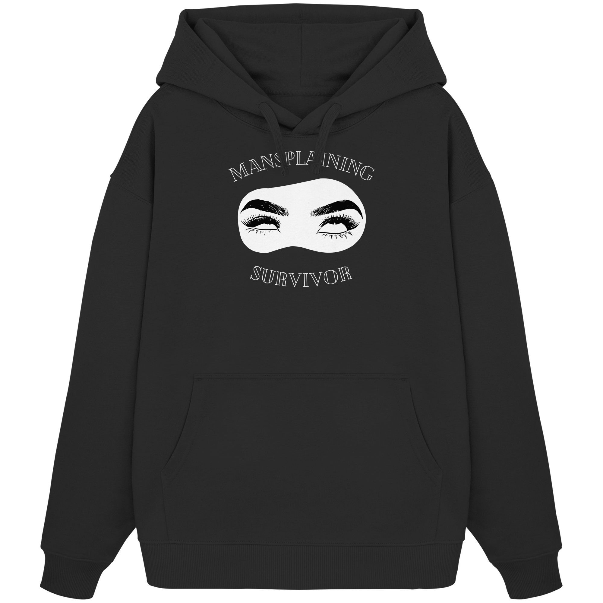 Mansplaining Survivor - Organic Oversize Hoodie