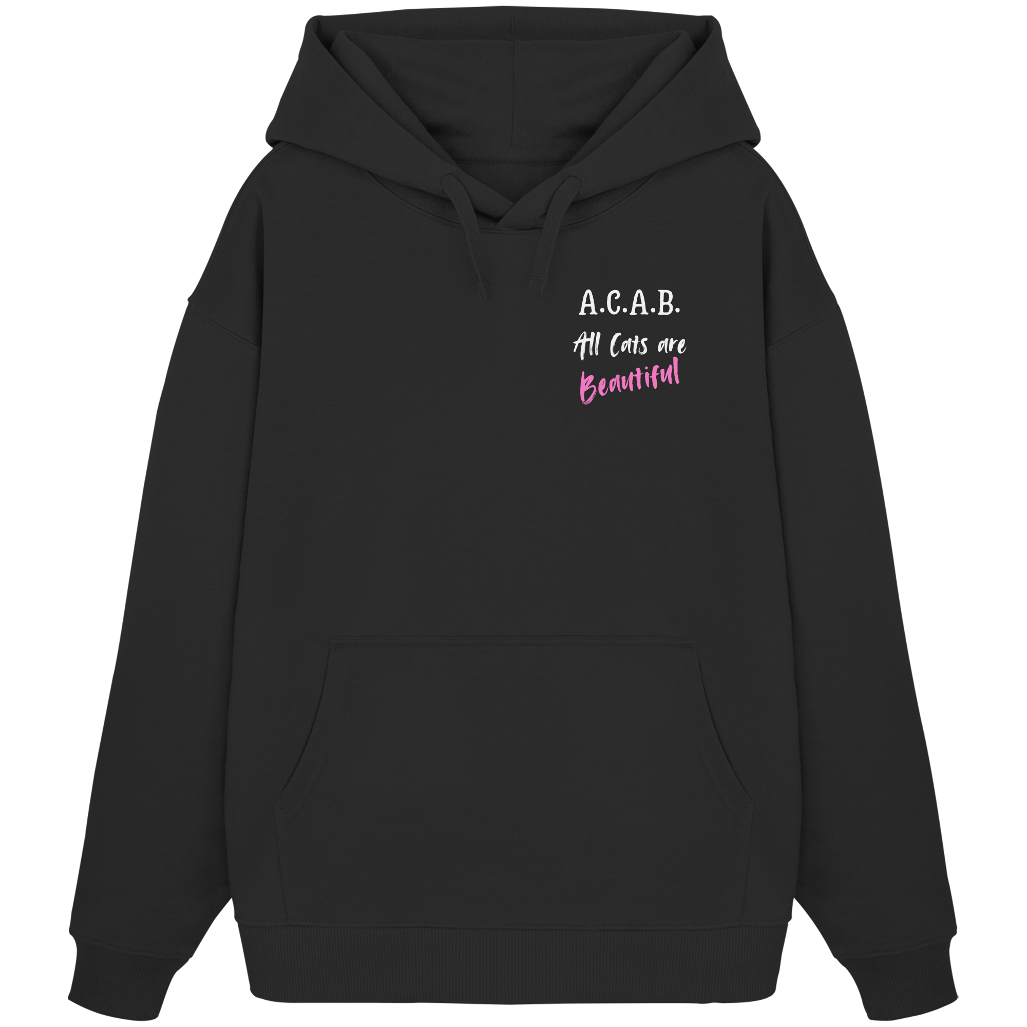 A.C.A.B. All Cats are Beautiful - Organic Oversize Hoodie