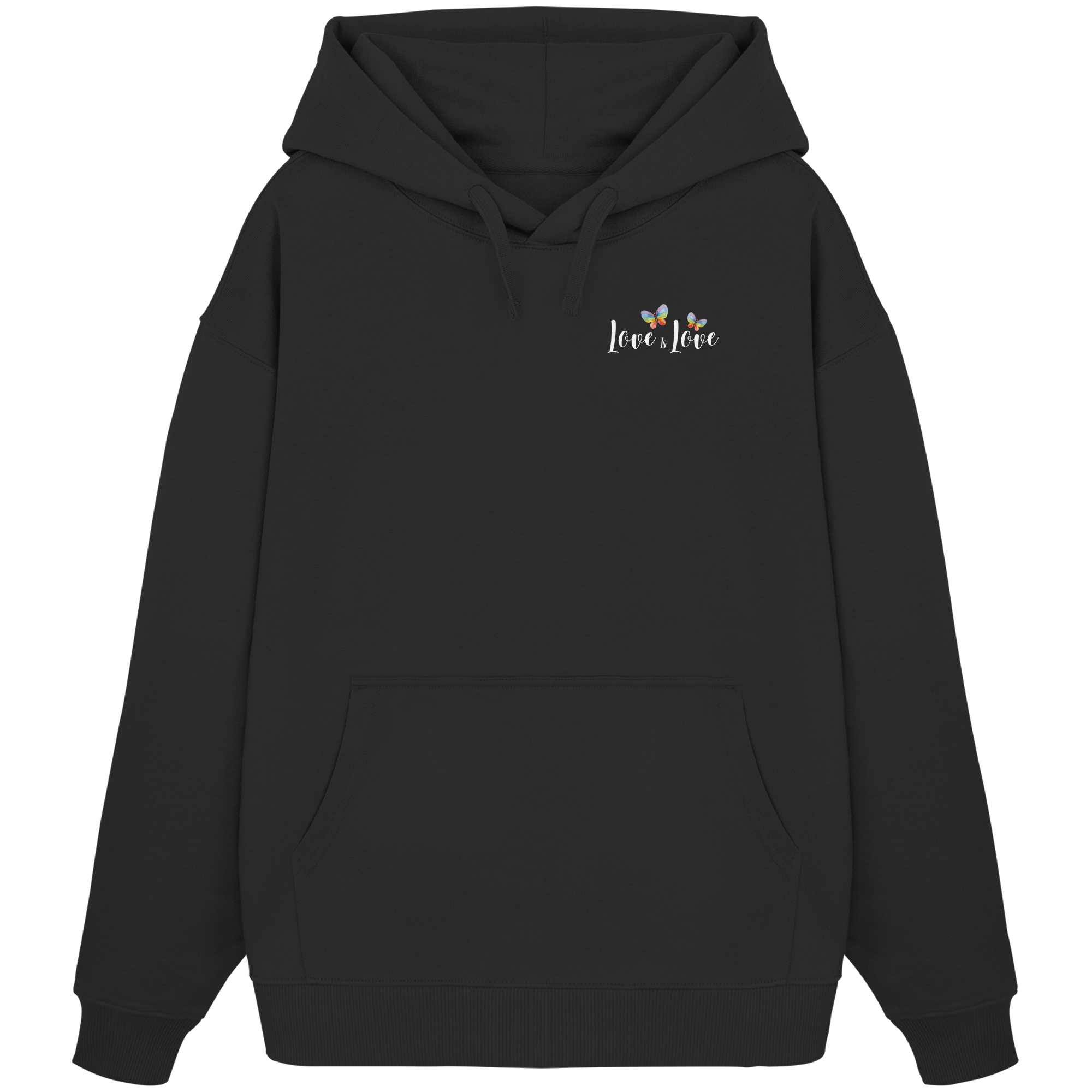 Love is Love "Butterfly Edition" - Organic Oversize Hoodie