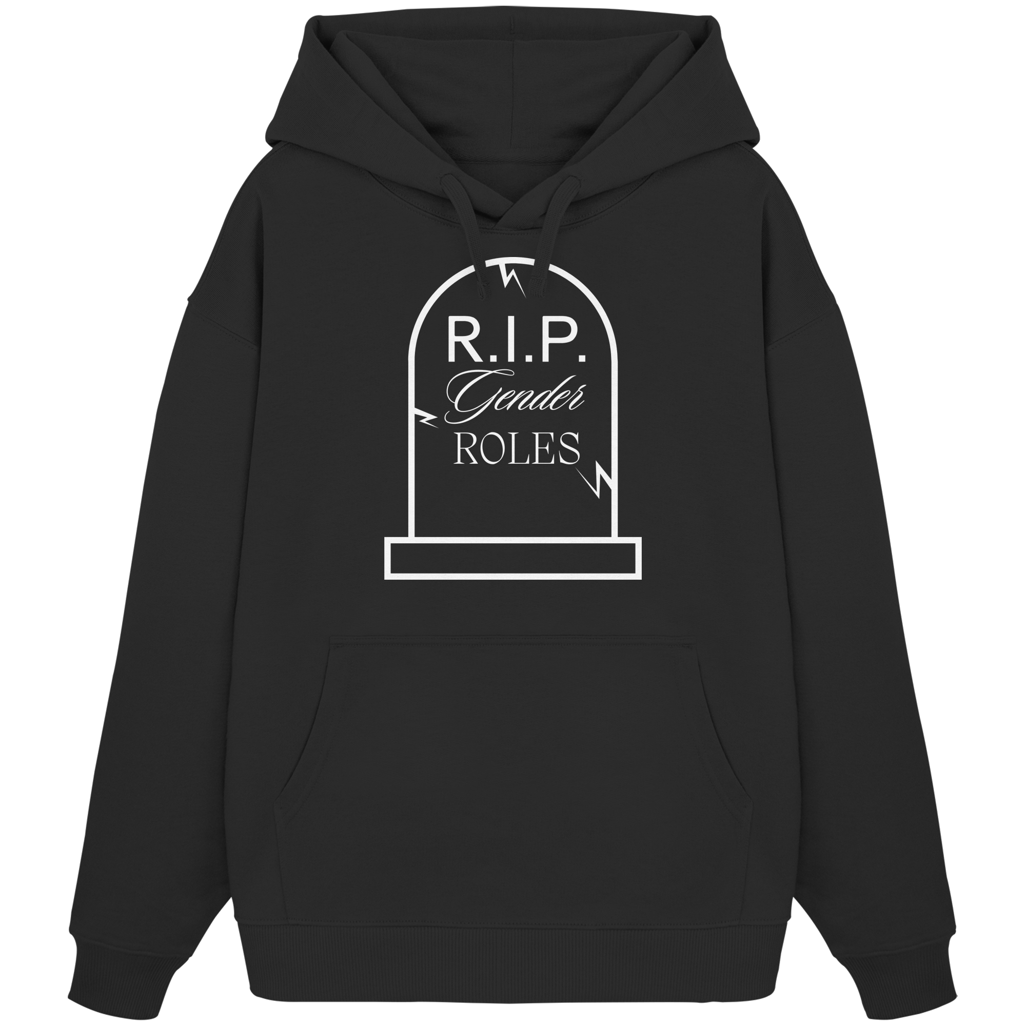 RIP Gender Roles - Organic Oversize Hoodie