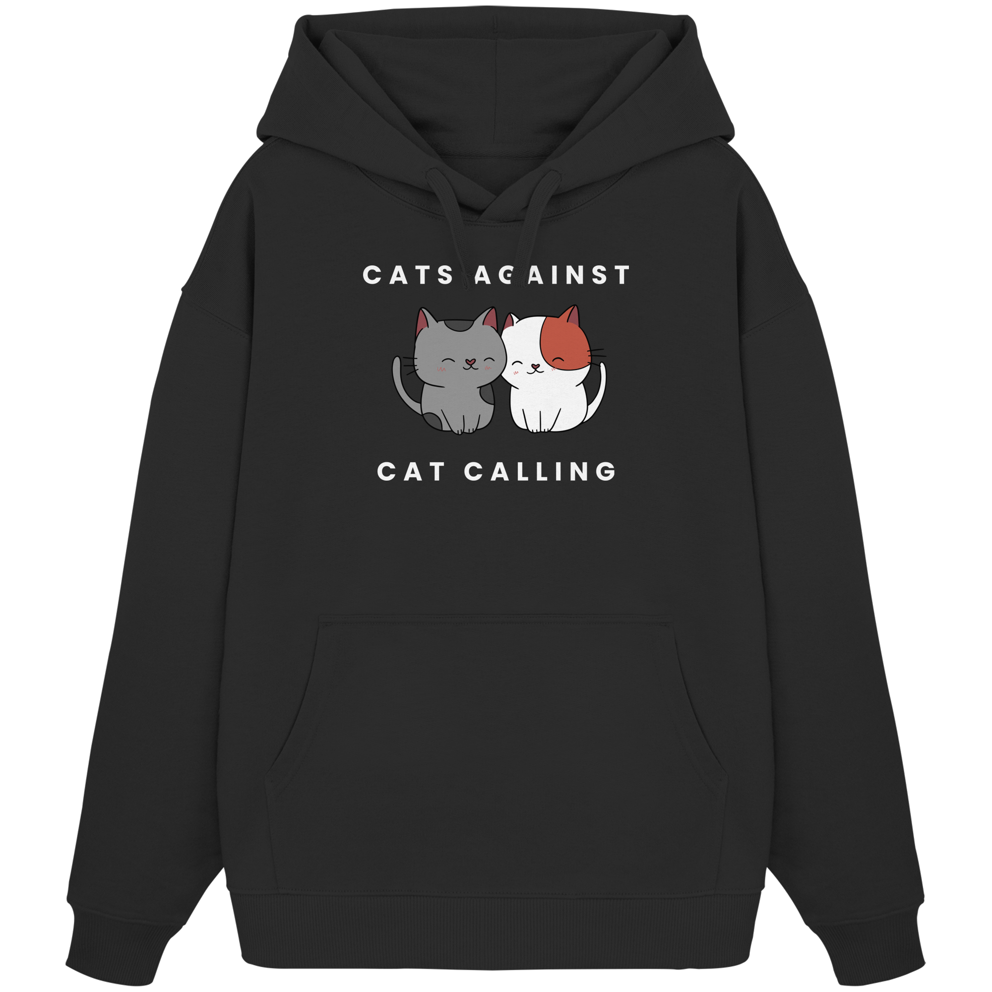 Cats Against Catcalling "Cuddle Edition" - Organic Oversize Hoodie
