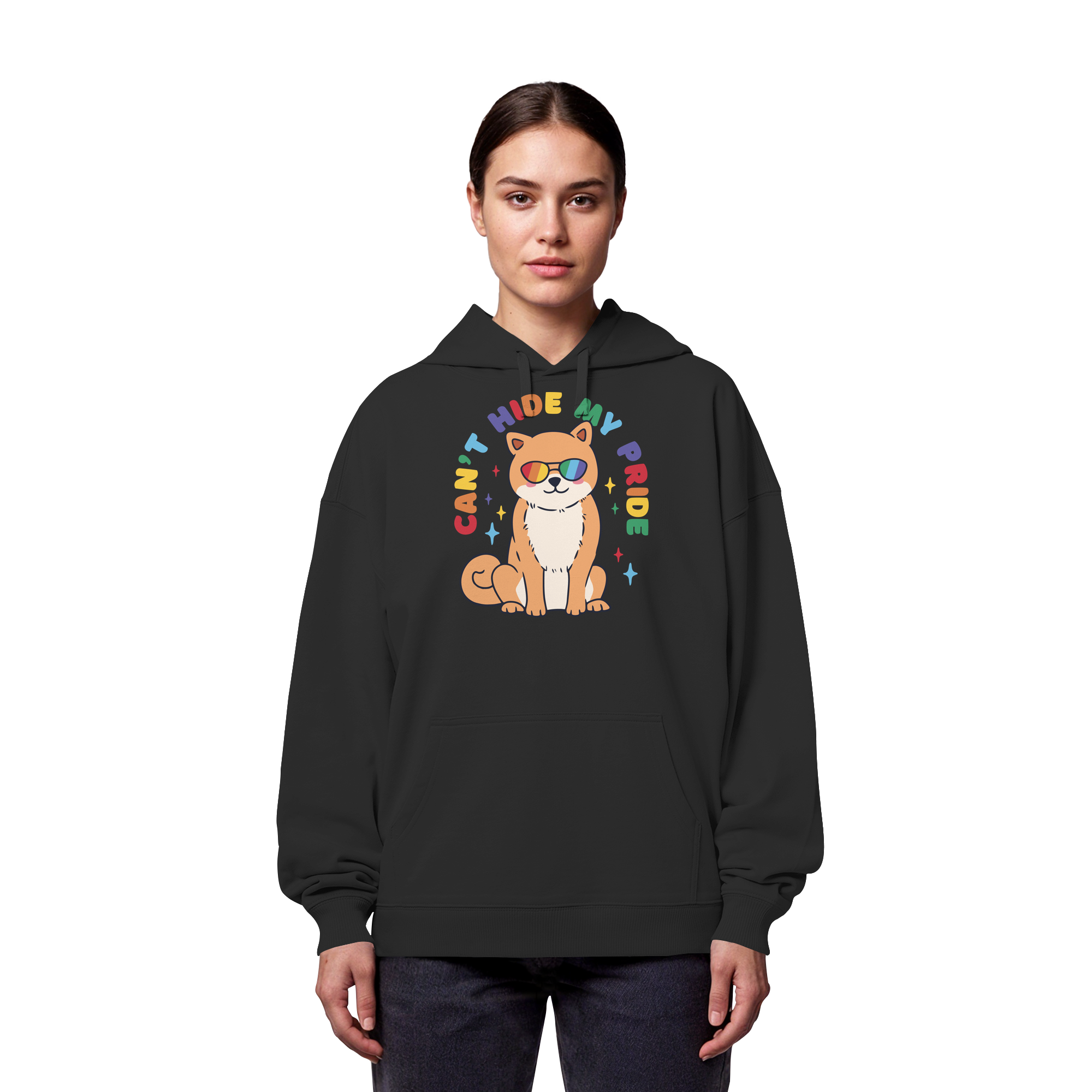 Can't Hide my Pride Doggo - Organic Oversize Hoodie