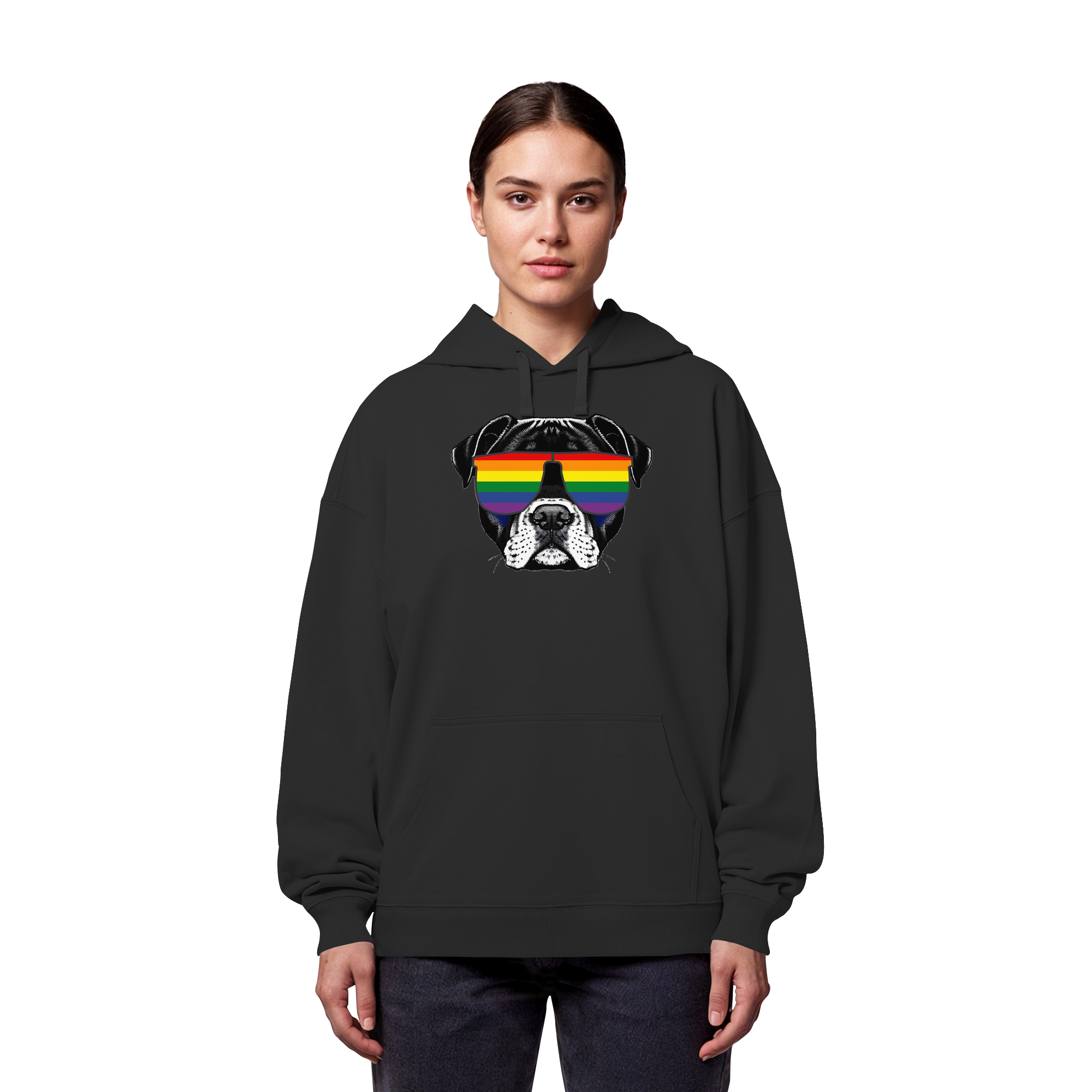 Regenbogen Doggo - Organic Oversize Hoodie