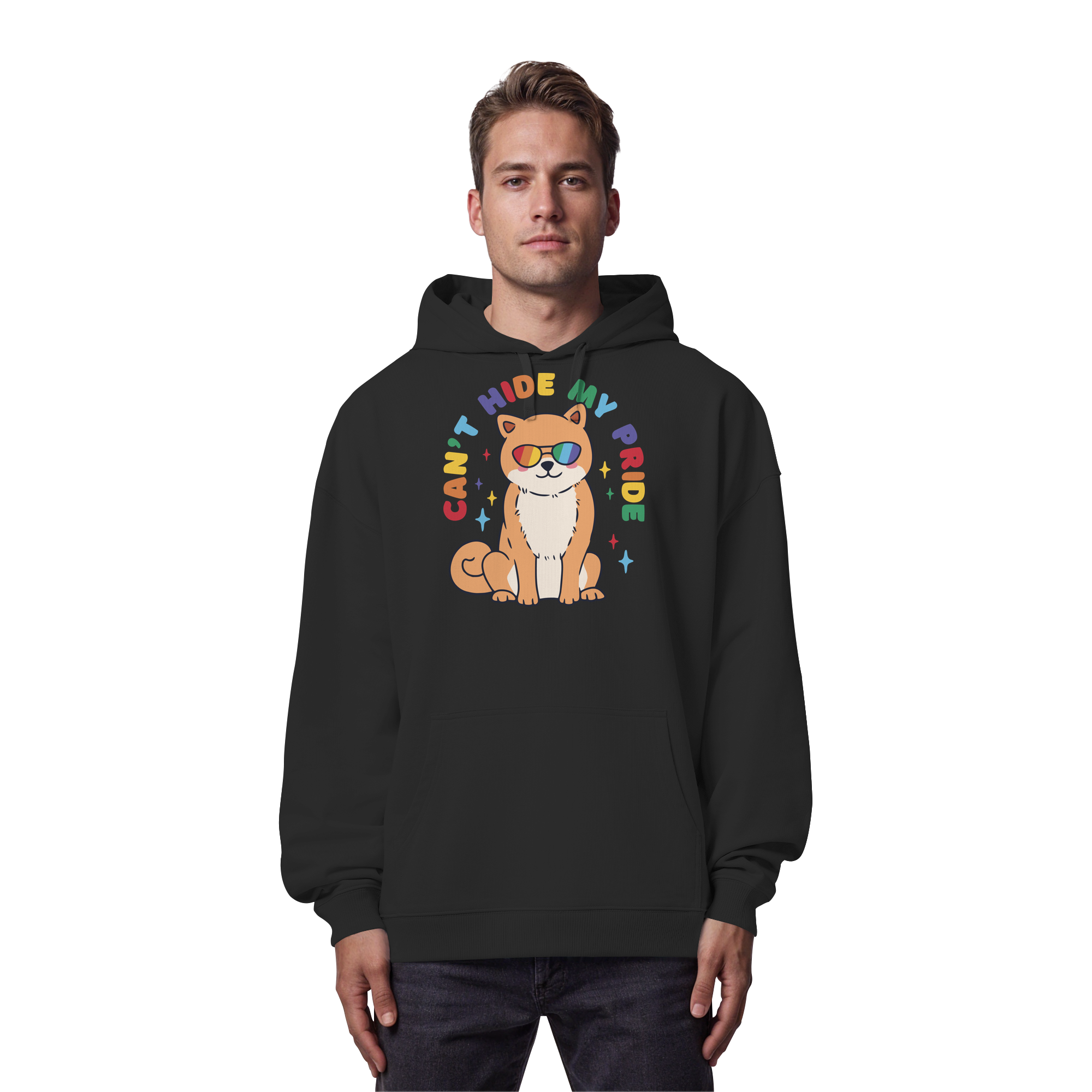 Can't Hide my Pride Doggo - Organic Oversize Hoodie