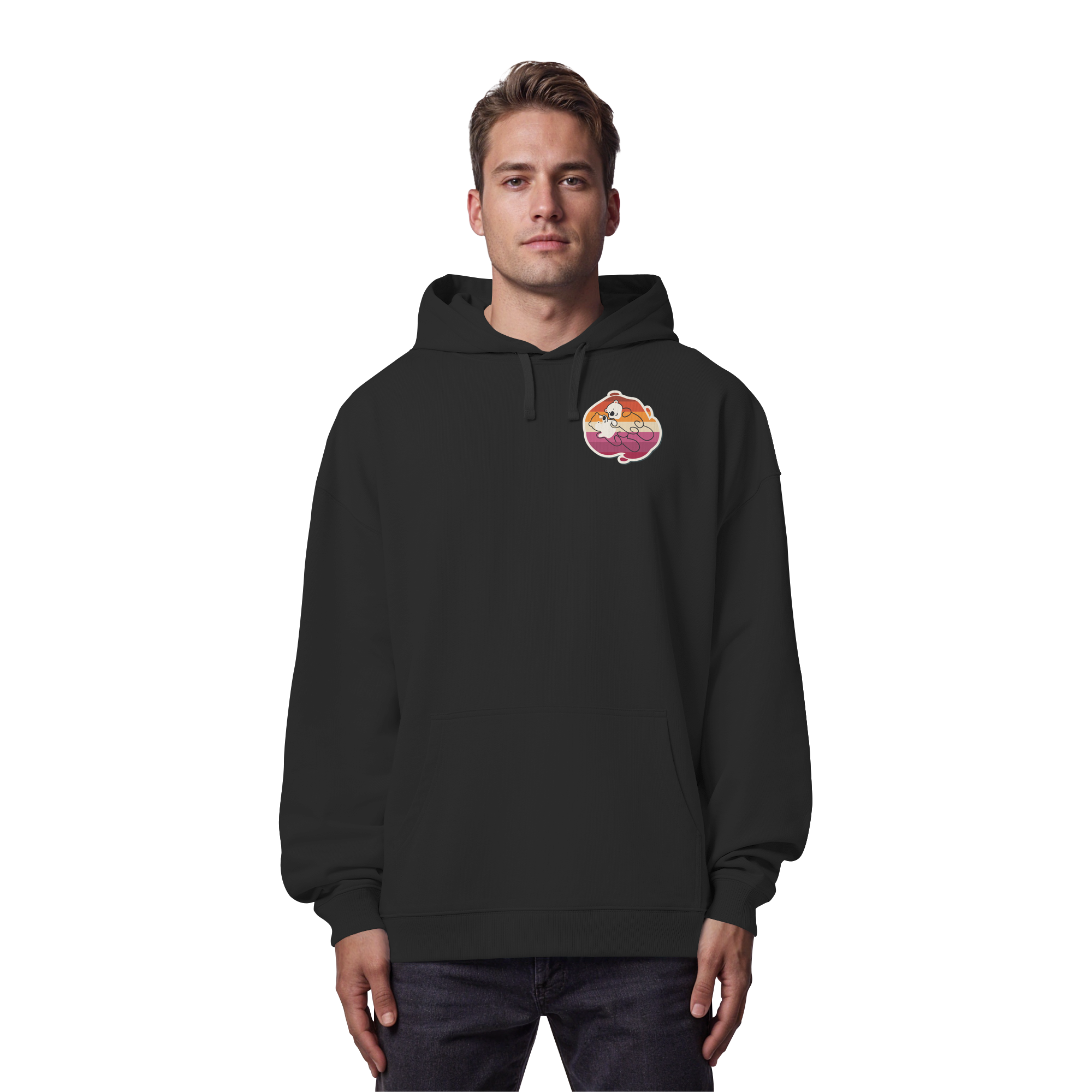 Lesbische Bieber - Organic Oversize Hoodie