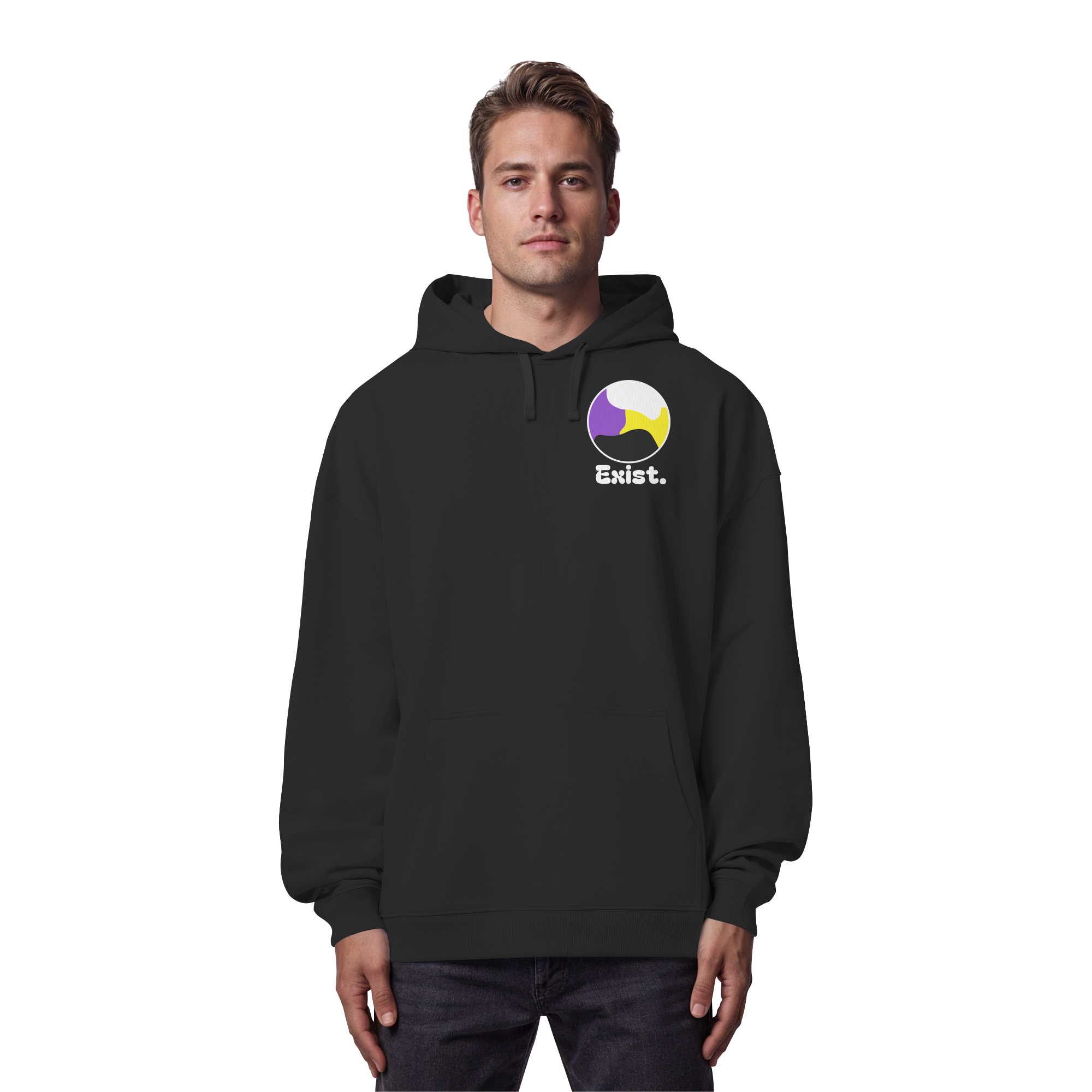 Exist "Nonbinary Edition" - Organic Oversize Hoodie