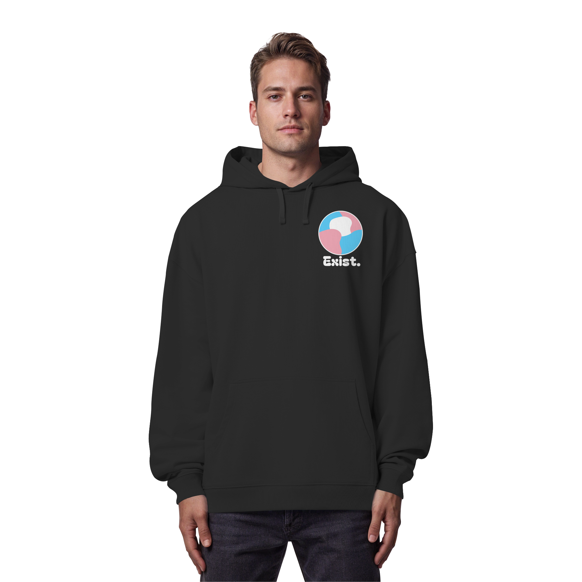 Exist "Trans Edition" - Organic Oversize Hoodie