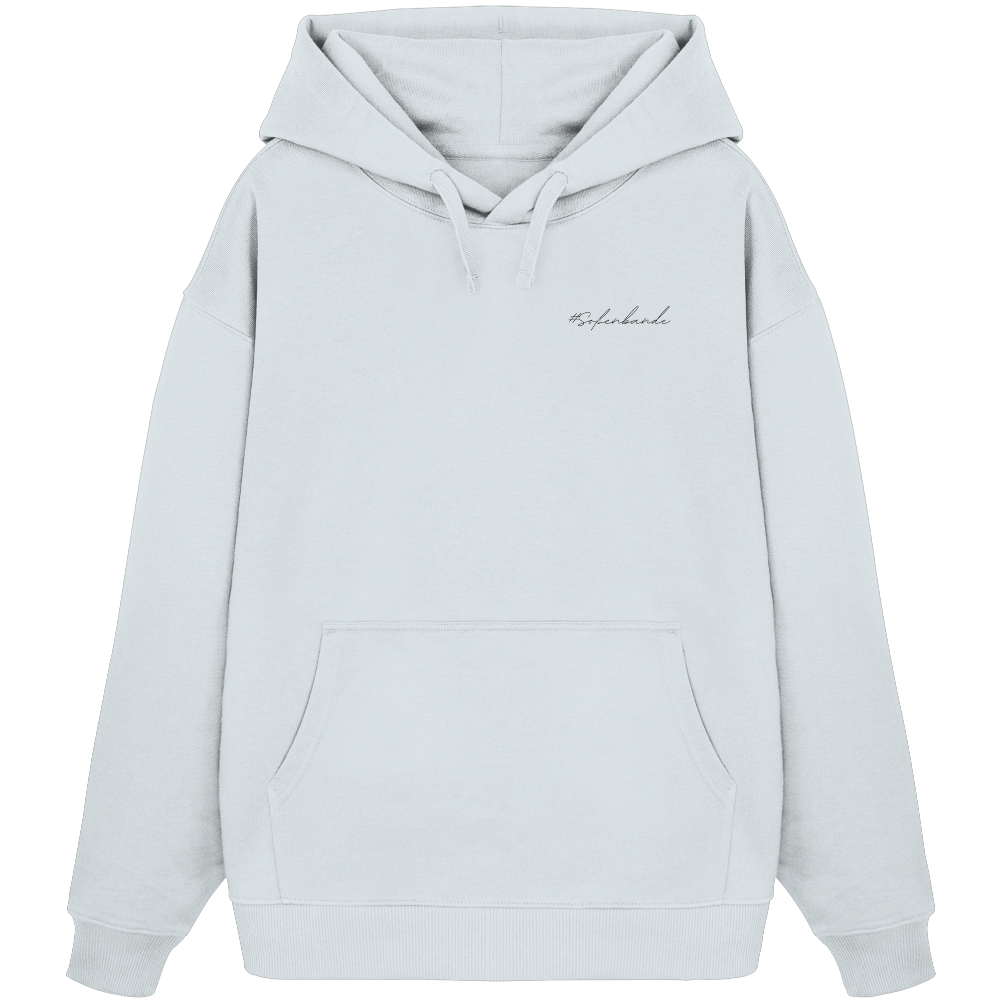 #Soßenbande (schwarze Schrift) - Organic Oversize Hoodie