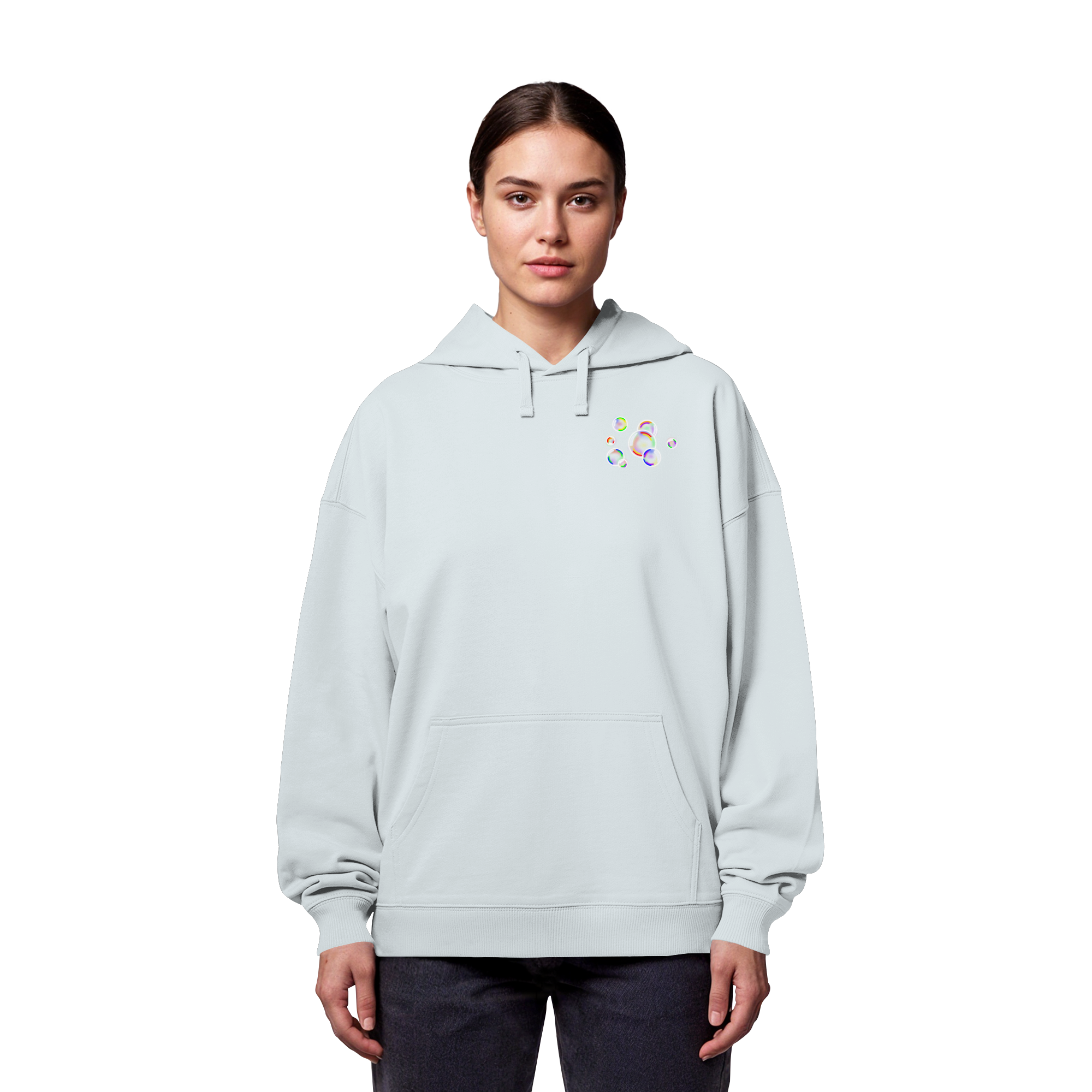 Regenbogen Seifenblasen - Organic Oversize Hoodie