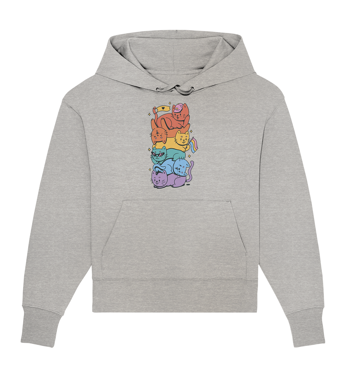 LGBTQ+ Katzen - Organic Oversize Hoodie