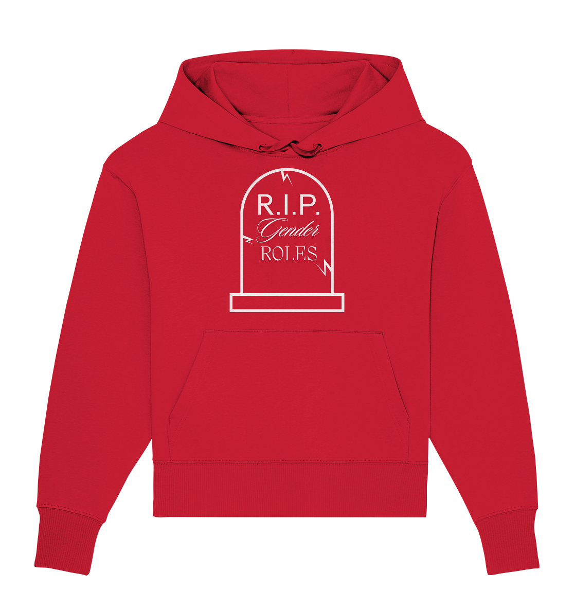 RIP Gender Roles - Organic Oversize Hoodie