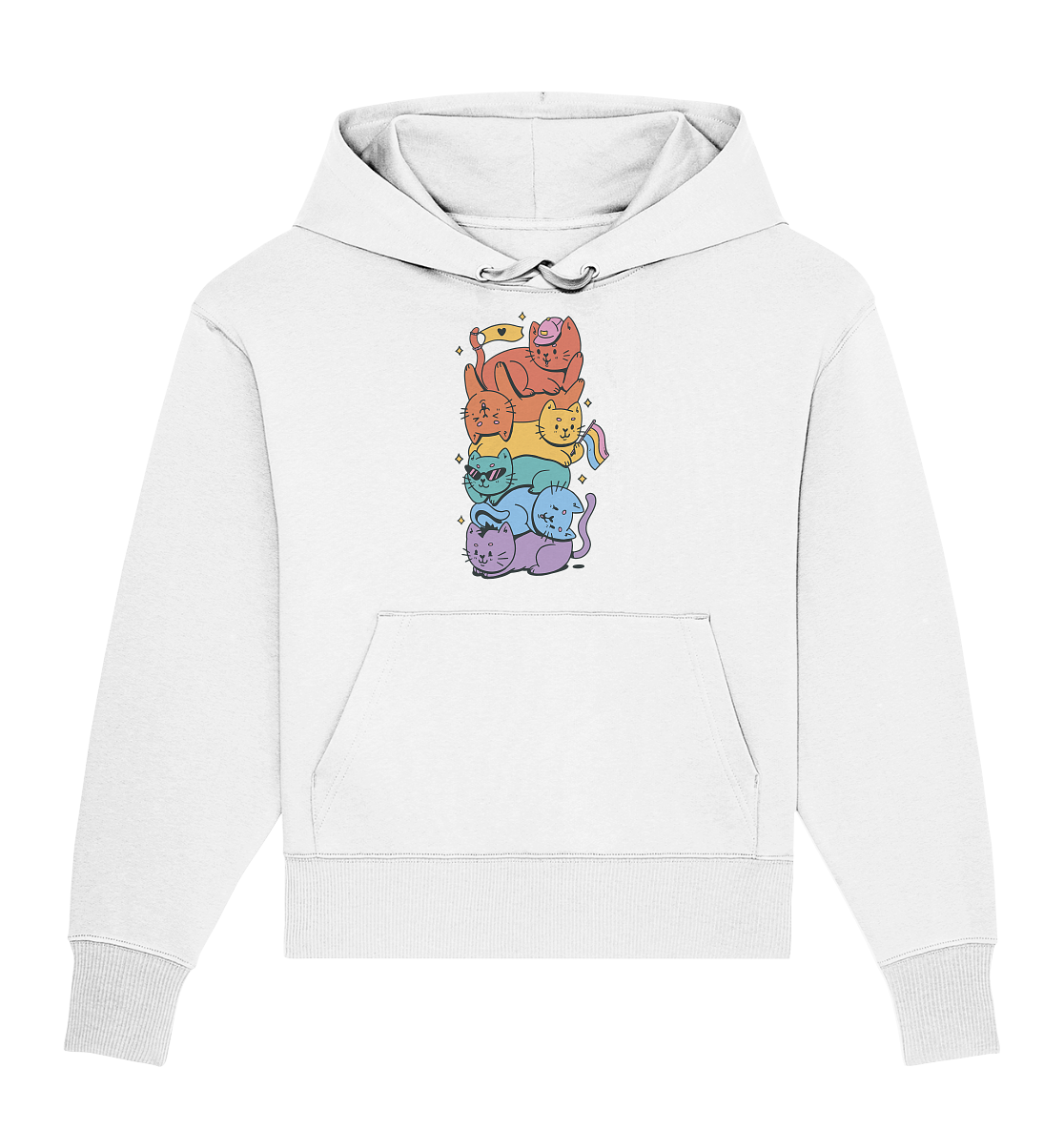 LGBTQ+ Katzen - Organic Oversize Hoodie