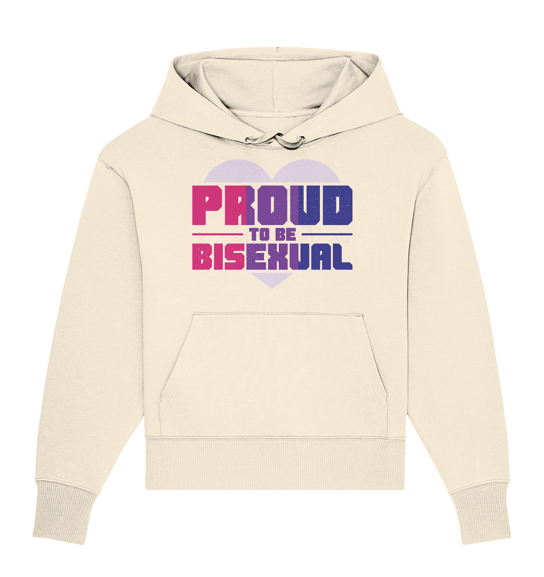 Proud to be Bisexual - Organic Oversize Hoodie