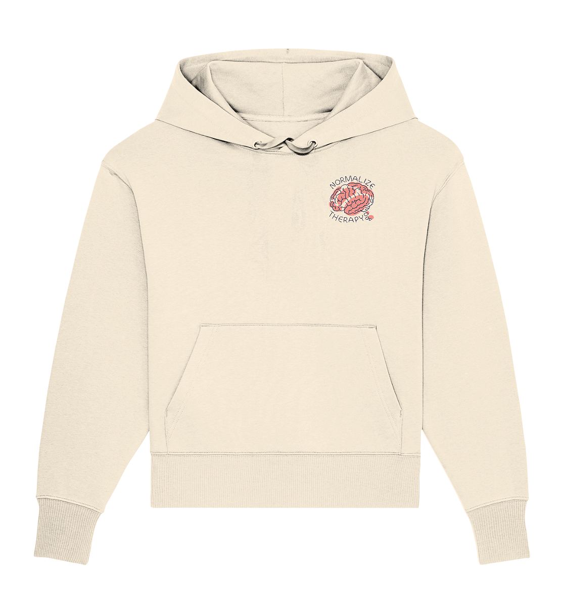 Normalize Therapy - Organic Oversize Hoodie