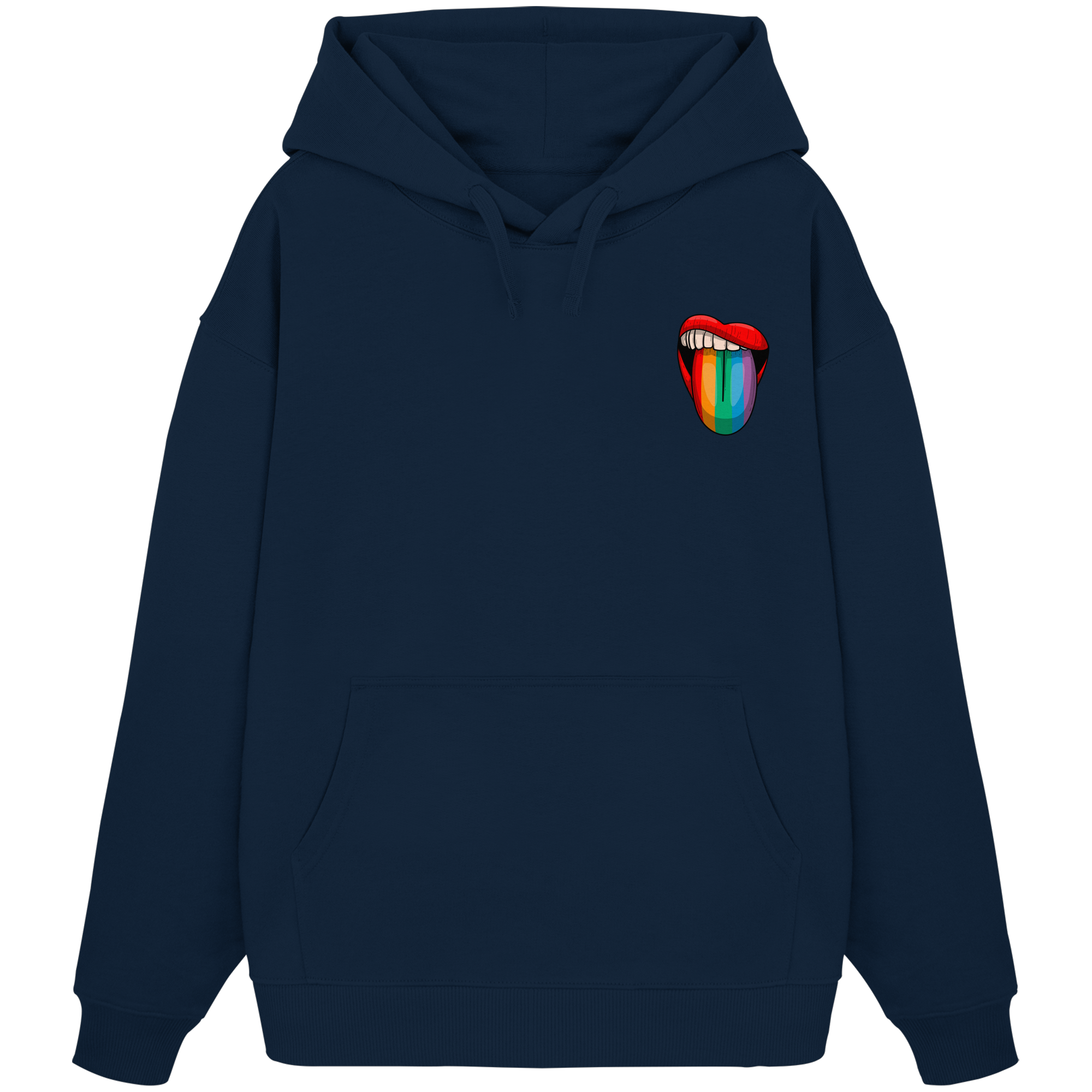 Speak Up or Shut Up Backprint - Organic Oversize Hoodie