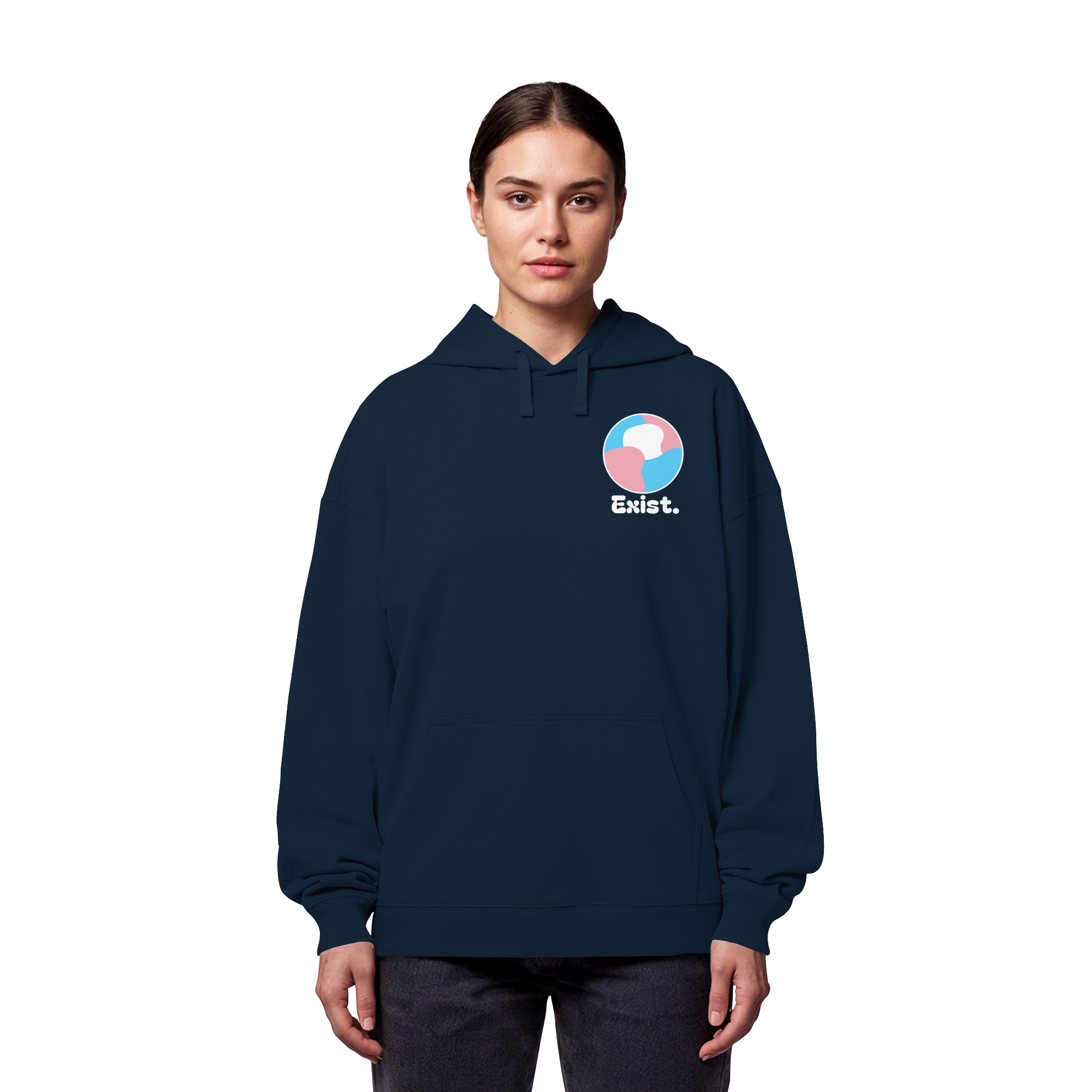 Exist "Trans Edition" - Organic Oversize Hoodie