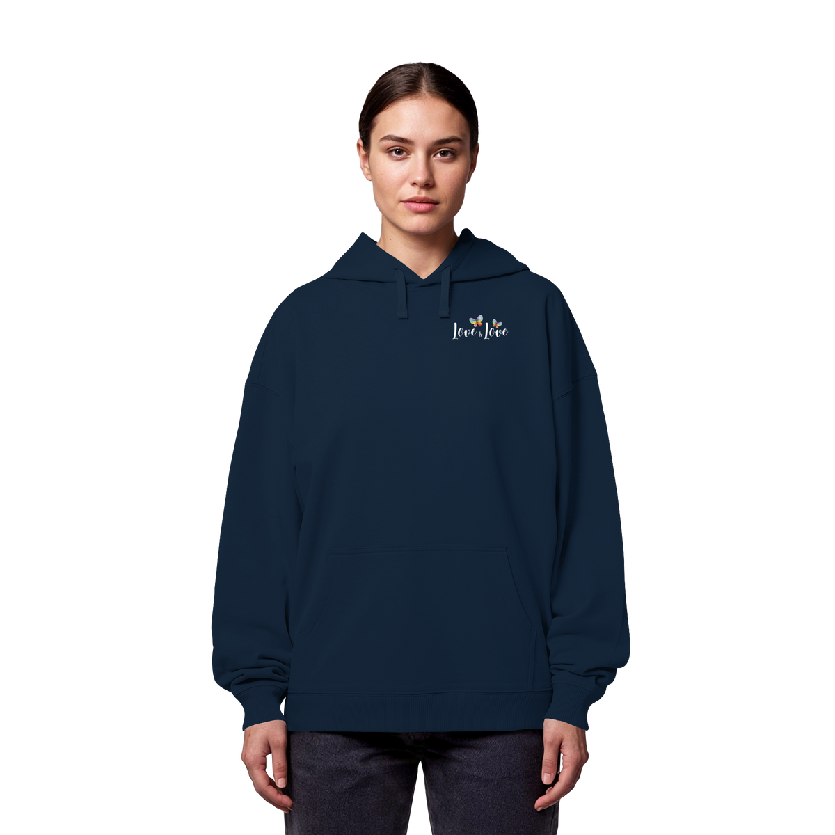 Love is Love "Butterfly Edition" - Organic Oversize Hoodie