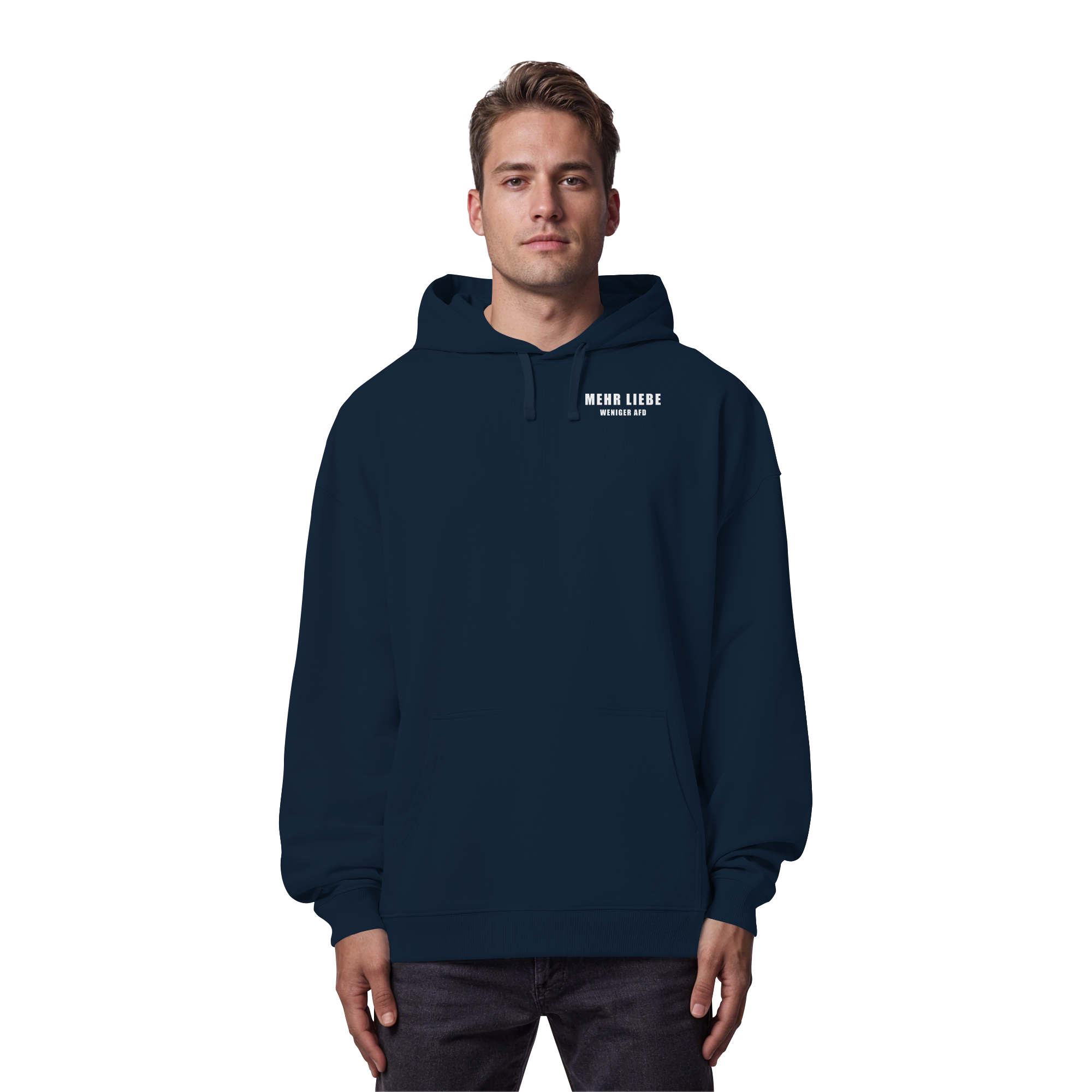 Mehr Lieber Weniger AfD - Organic Oversize Hoodie
