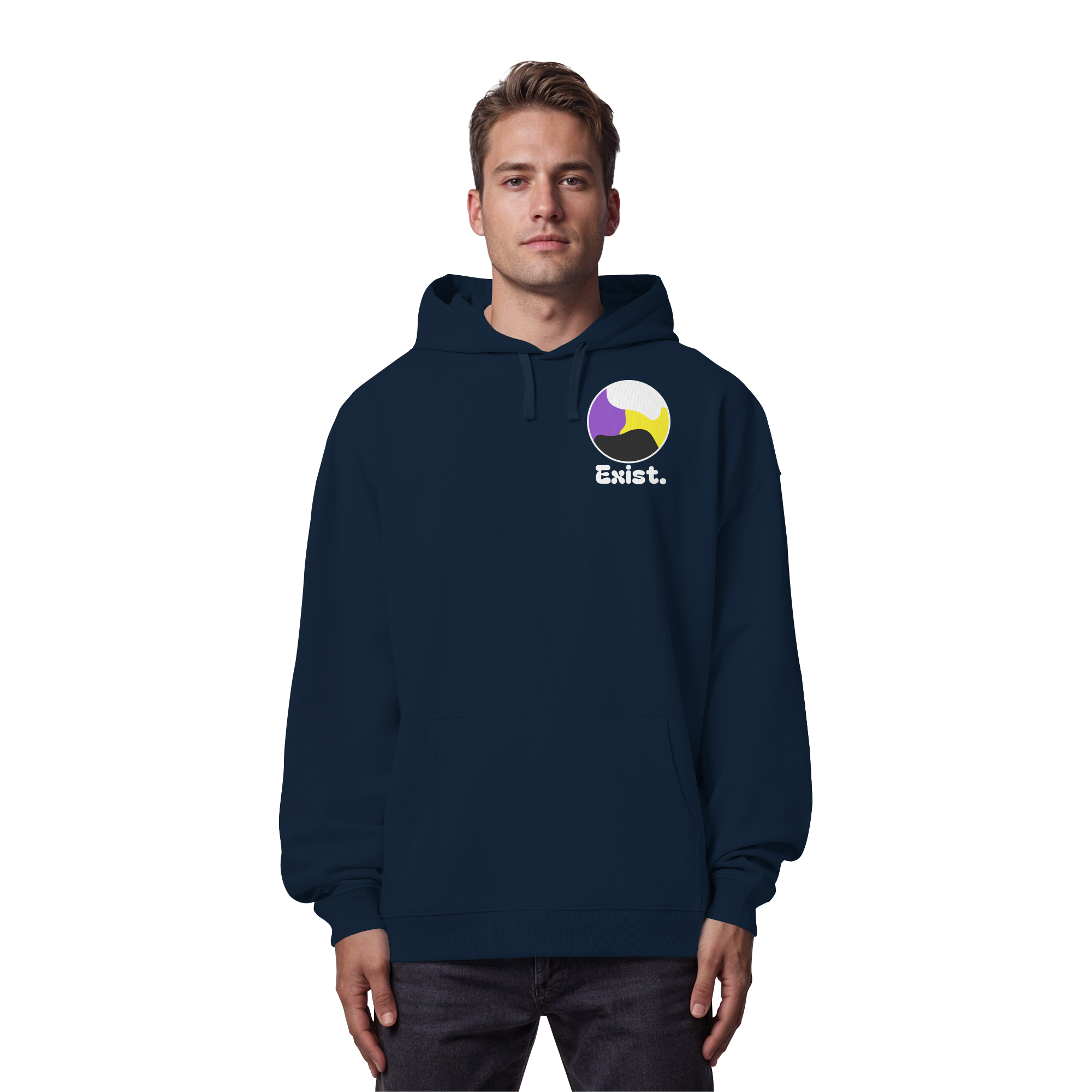 Exist "Nonbinary Edition" - Organic Oversize Hoodie